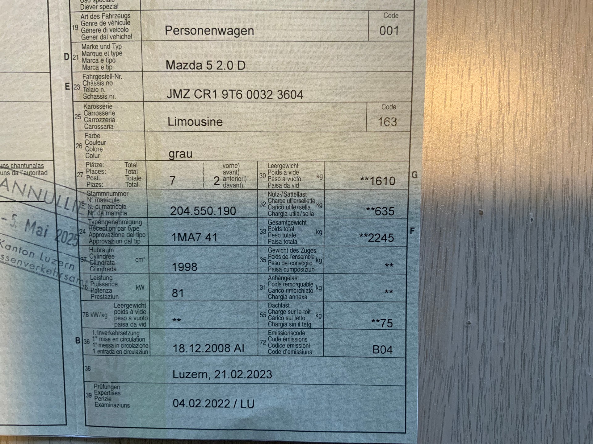 MAZDA 5 2.0d 16V Confort-image-14