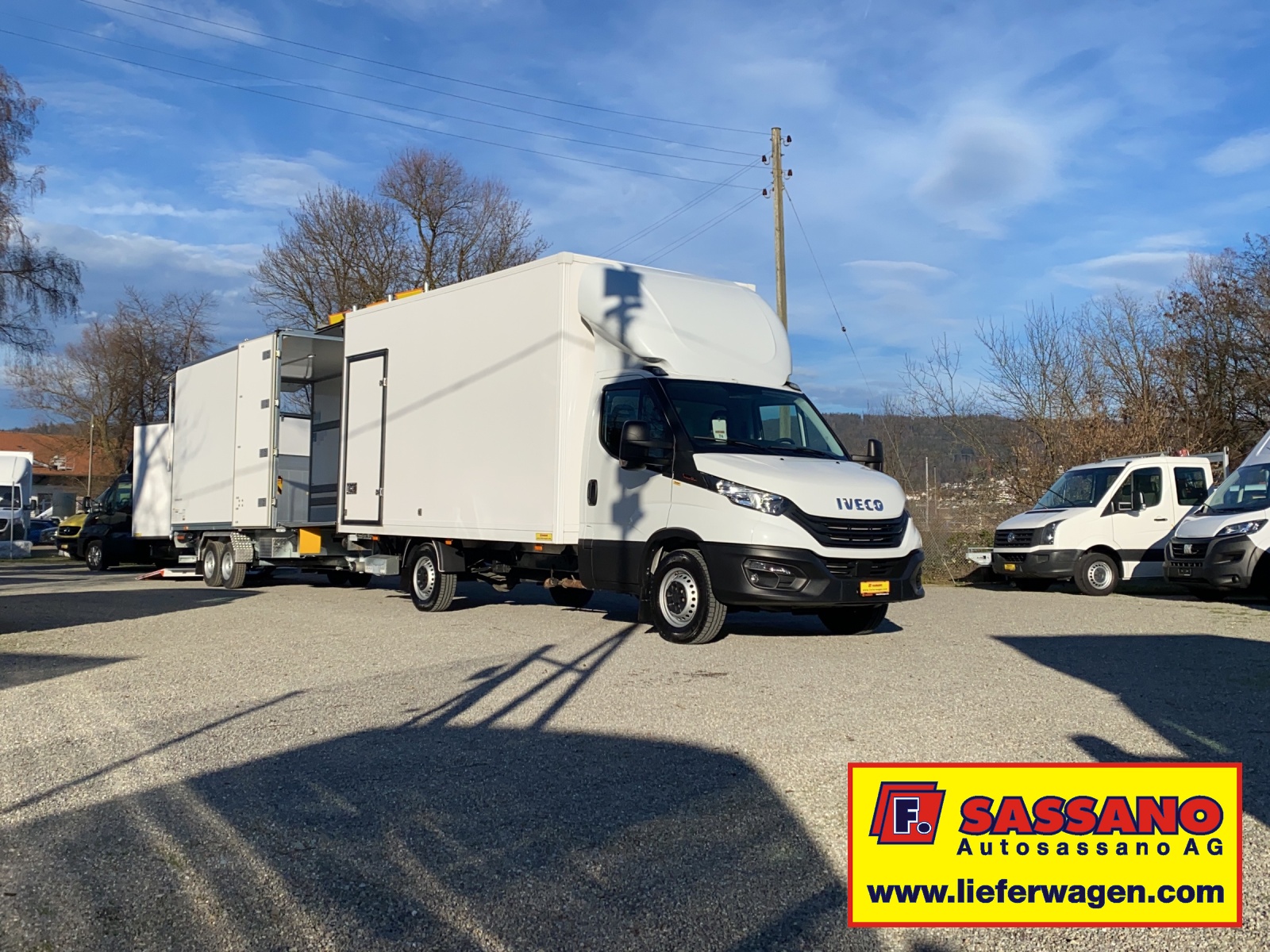 IVECO Daily 35 S 18 Durchladesystem mit 2 x Hebebühne ( AZ )