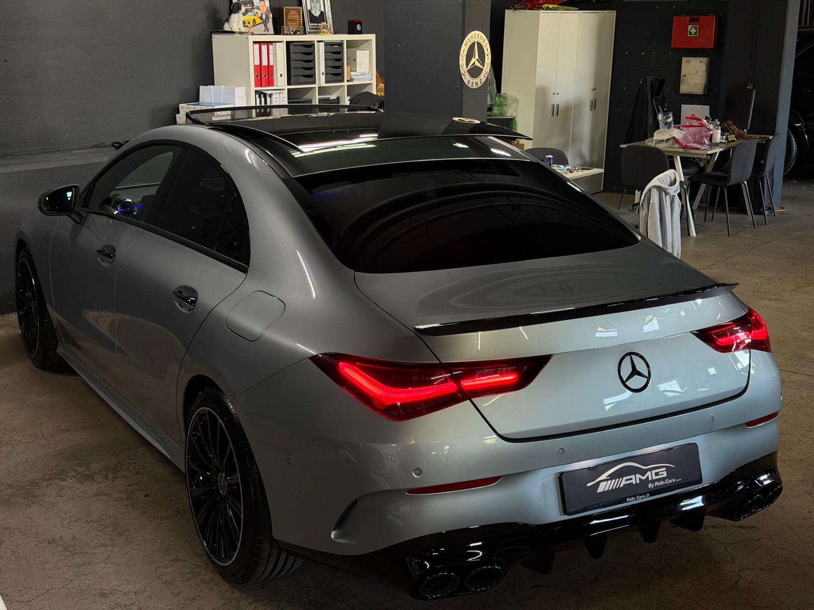 MERCEDES-BENZ CLA 200 AMG (CLA45 AMG Optik) 8G-DCT Limited Silver&Black Performance-image-7