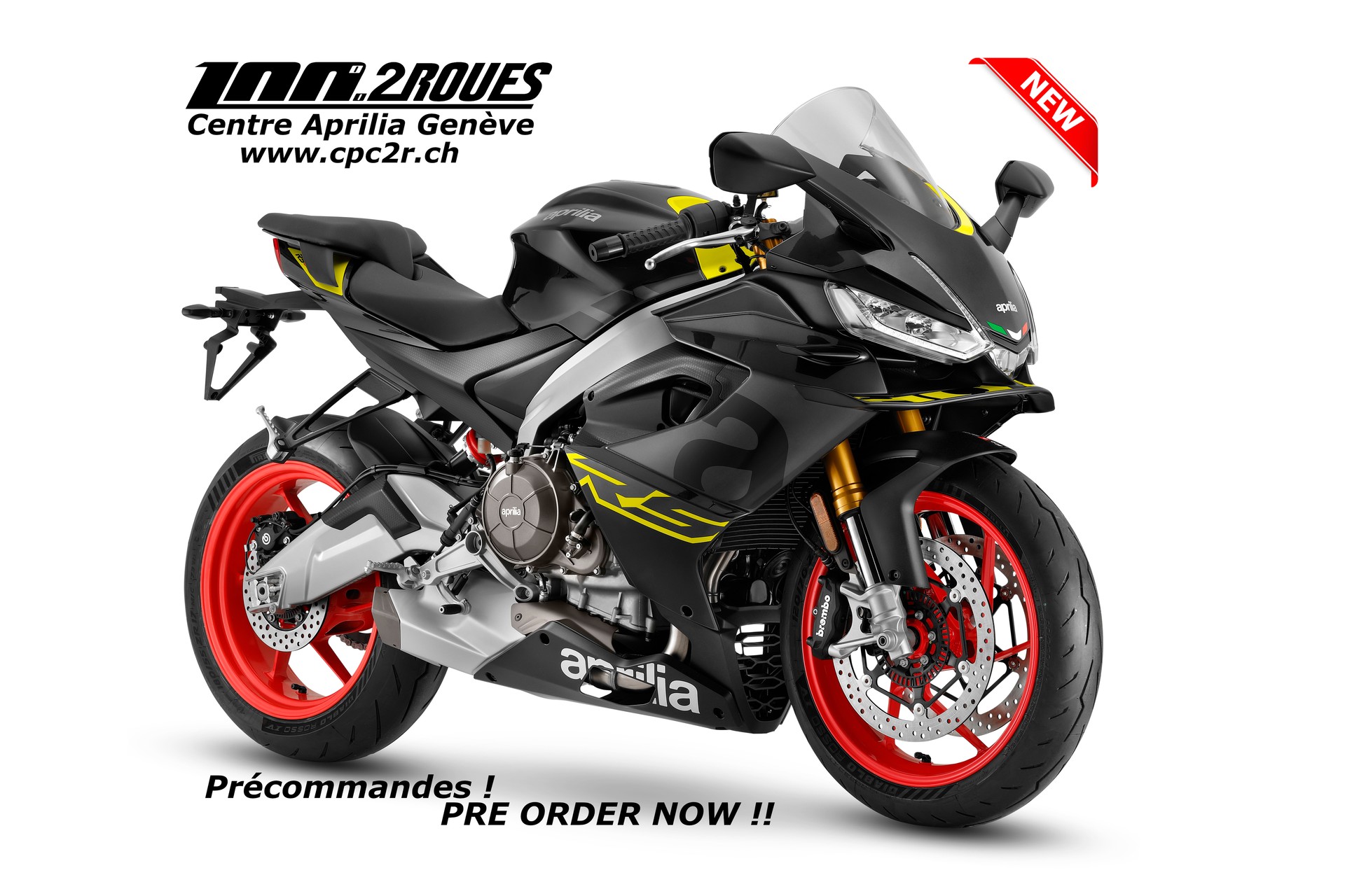 APRILIA RS 660 (35kW) E5+ 2025 Venom Yellow-image-0