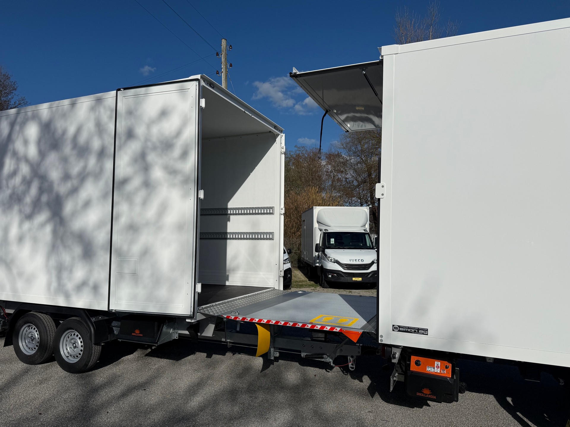 IVECO Daily 35 S 18 HI-MATIC SIMON Anhängerzug mit 2x Hebebühne / 2x CH Aufbau H. 2.40m ( AZ )-image-11