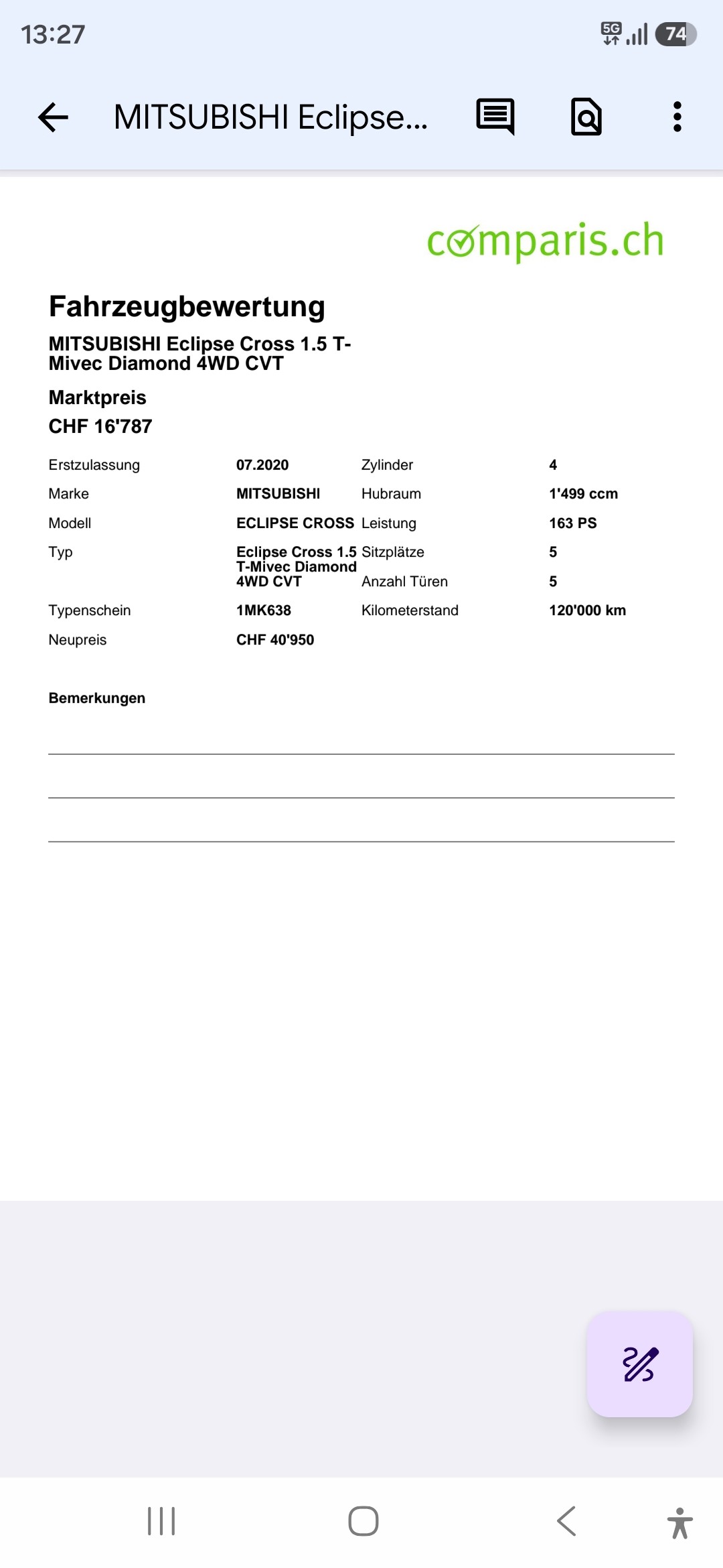 MITSUBISHI Eclipse Cross 1.5 T-Mivec Diamond Swiss 4WD CVT-image-10