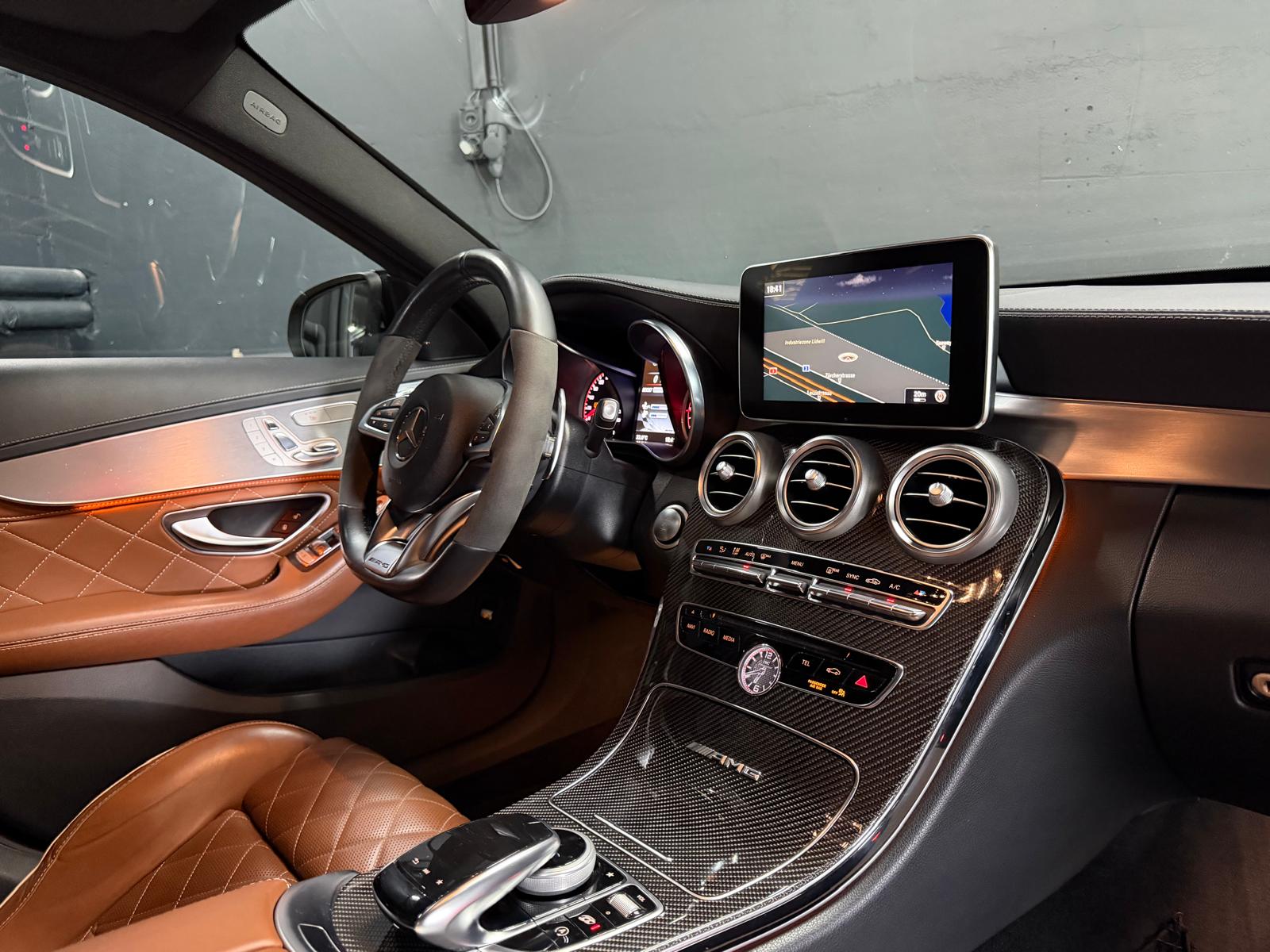 MERCEDES-BENZ C 63 S AMG All Black Performance Speedshift 2Jahre Garantie Inklusive-image-11