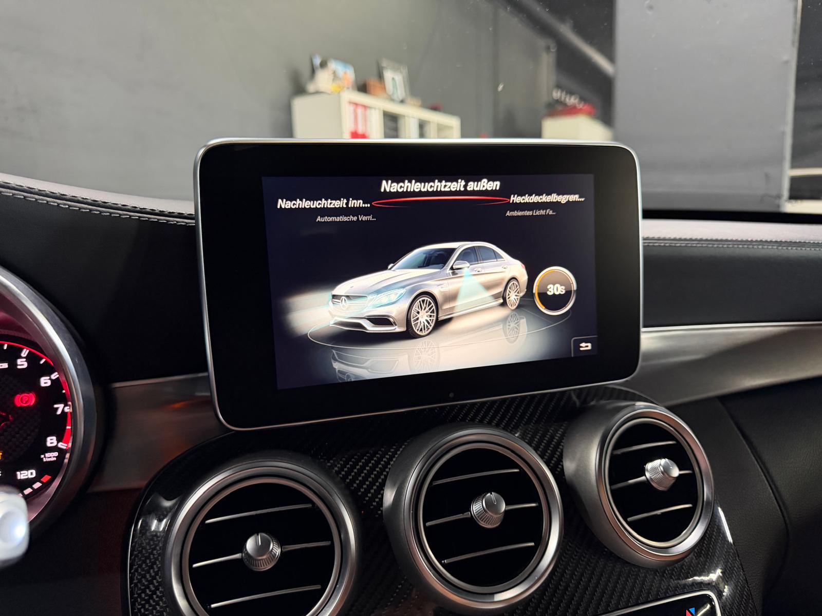 MERCEDES-BENZ C 63 S AMG All Black Performance Speedshift 2Jahre Garantie Inklusive-image-27