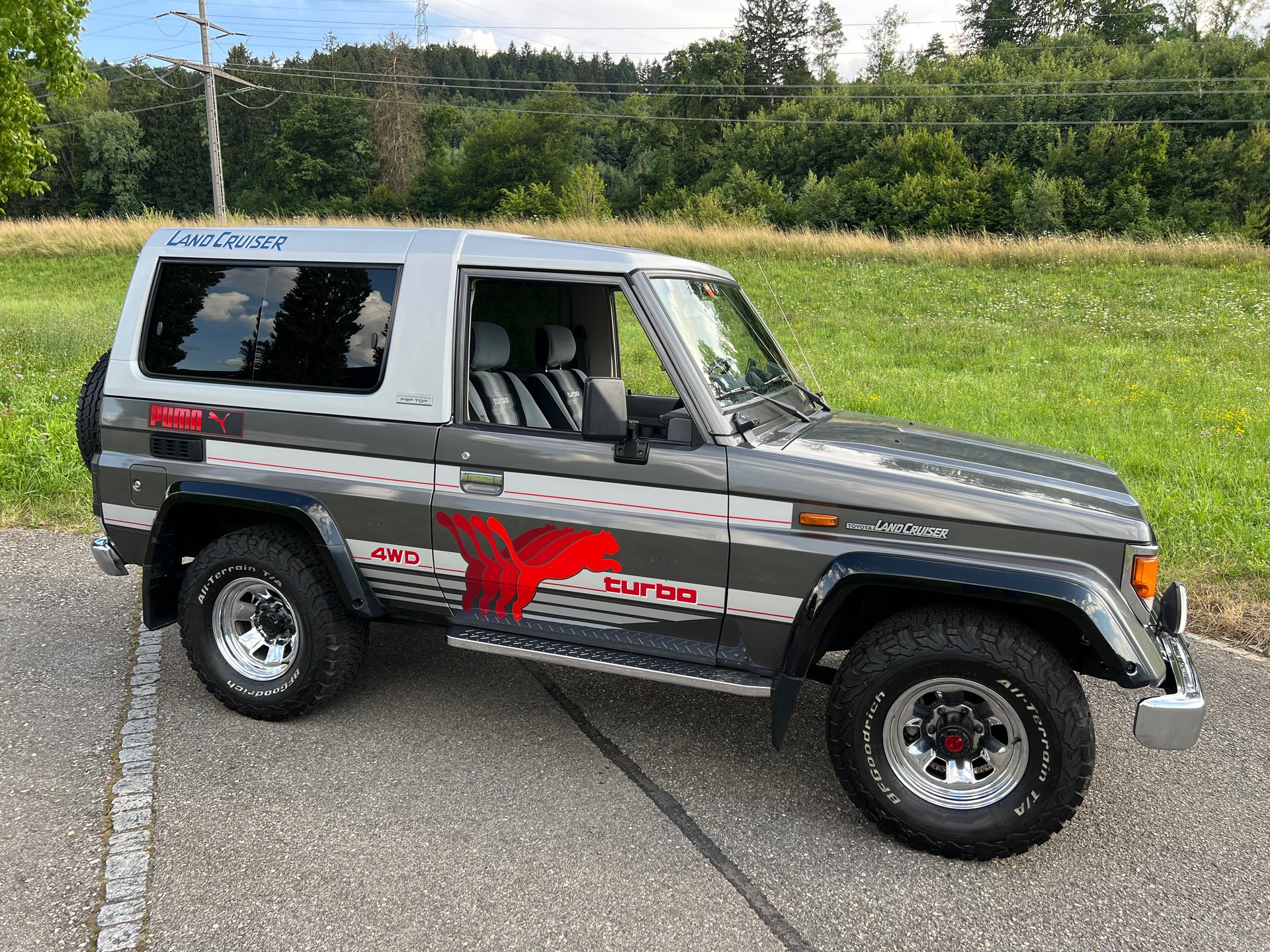 TOYOTA AB MFK 18.7.25 !! "PUMA SONDERMODELL" MIT HARD TOP. GUTER ZUSTAND. VON PRIVAT. VIEL ZUBEHÖR !! SELTEN SO ZU FINDEN !!-showroom-element-1