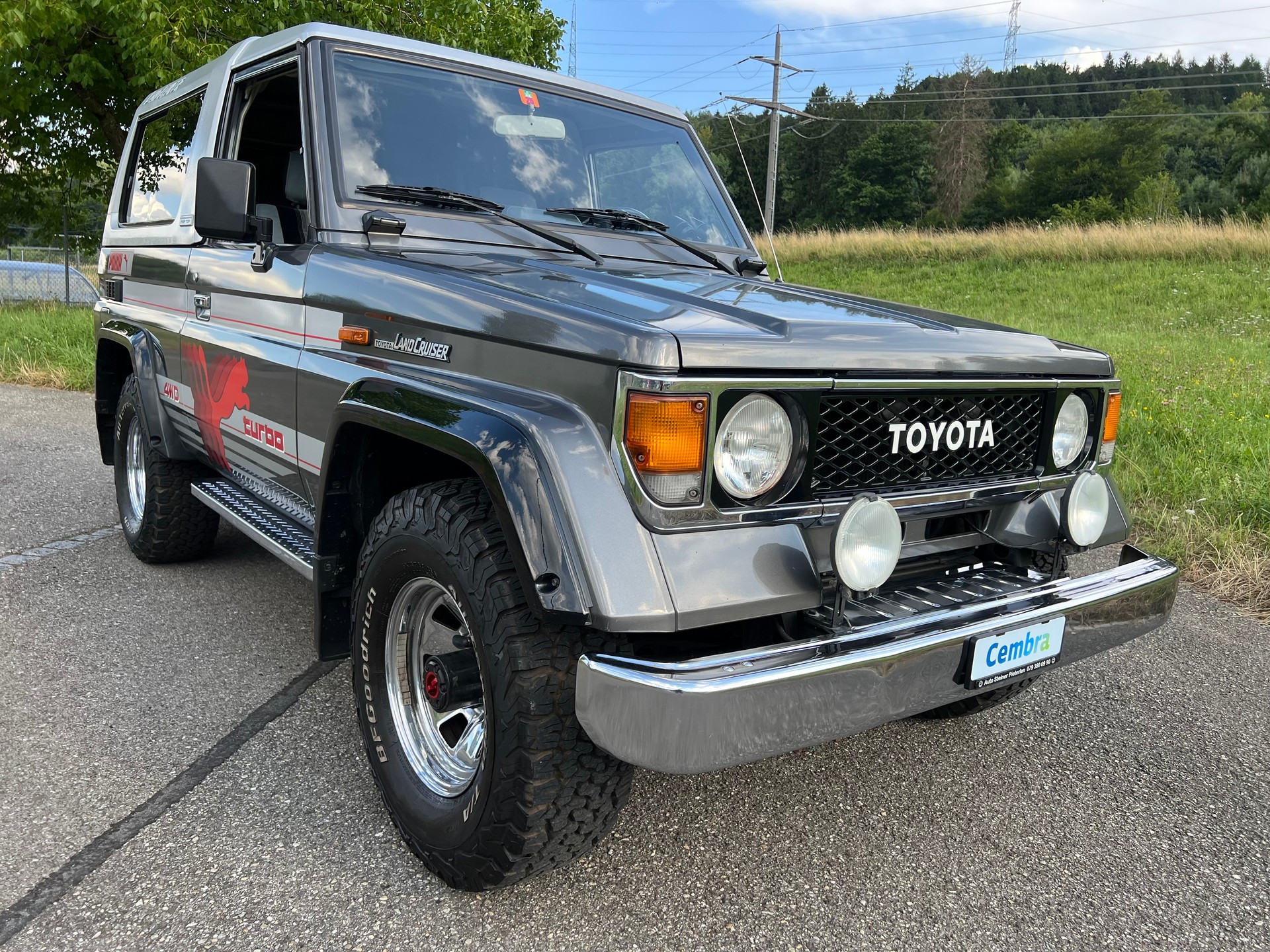 TOYOTA AB MFK 18.7.25 !! "PUMA SONDERMODELL" MIT HARD TOP. GUTER ZUSTAND. VON PRIVAT. VIEL ZUBEHÖR !! SELTEN SO ZU FINDEN !!
