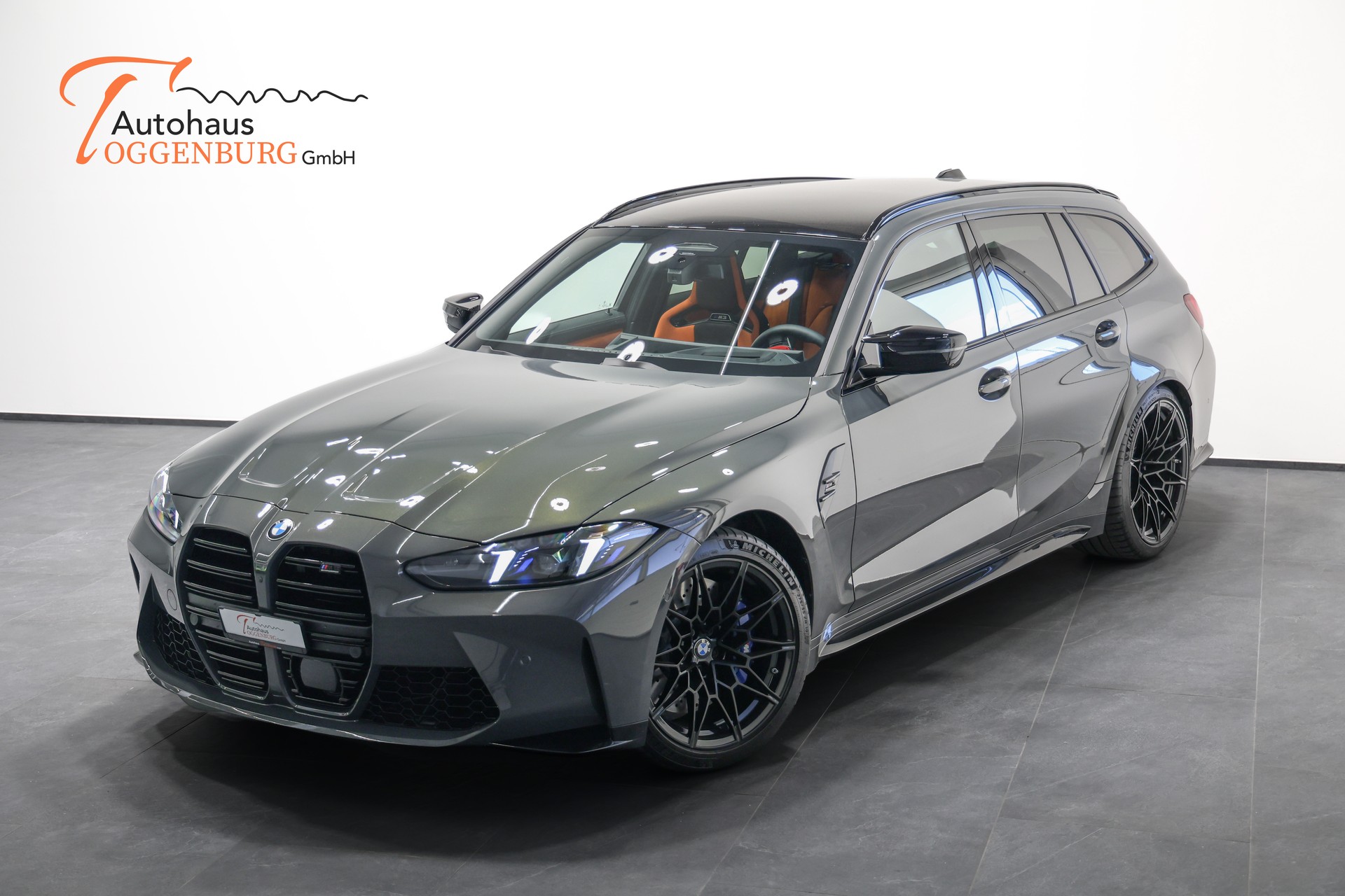 BMW M3 Touring xDrive Competition M LCI *Werksgarantie bis 07.2028*Individual Dravitgrau*Carbonschalensitze*-image-4