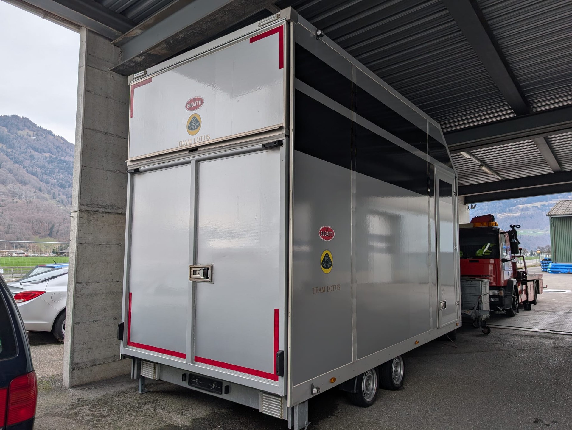 DALTEC Rennwagen Transport Anhänger-image-1