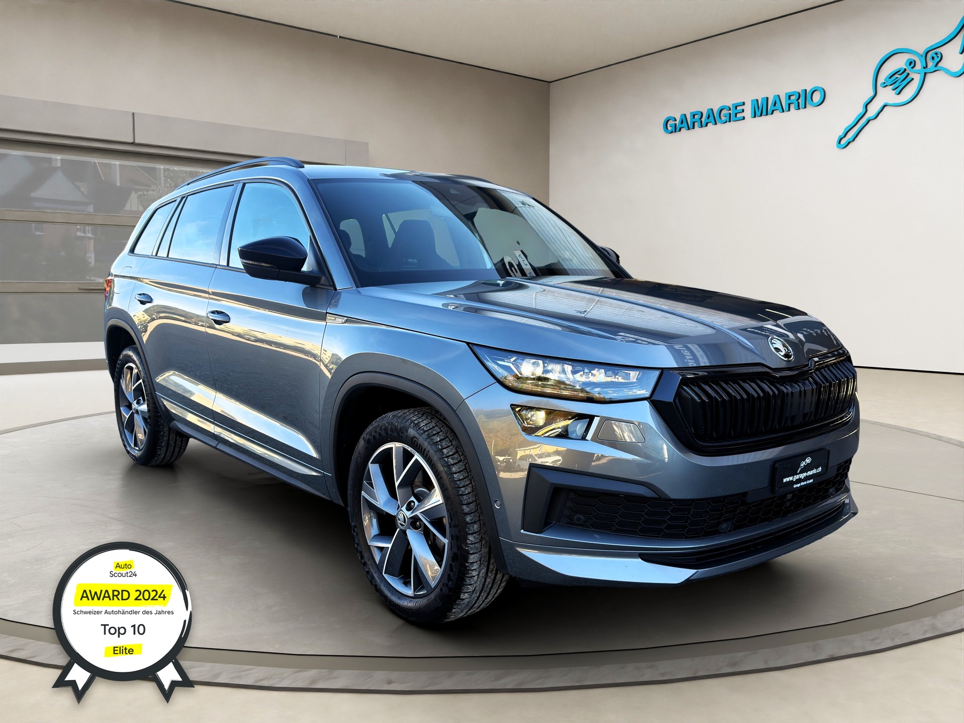 SKODA Kodiaq 2.0 TDI CR DSG❗SportLine 4x4❗✅CH-Fahrzeug & 8-fach bereift auf Alu✅