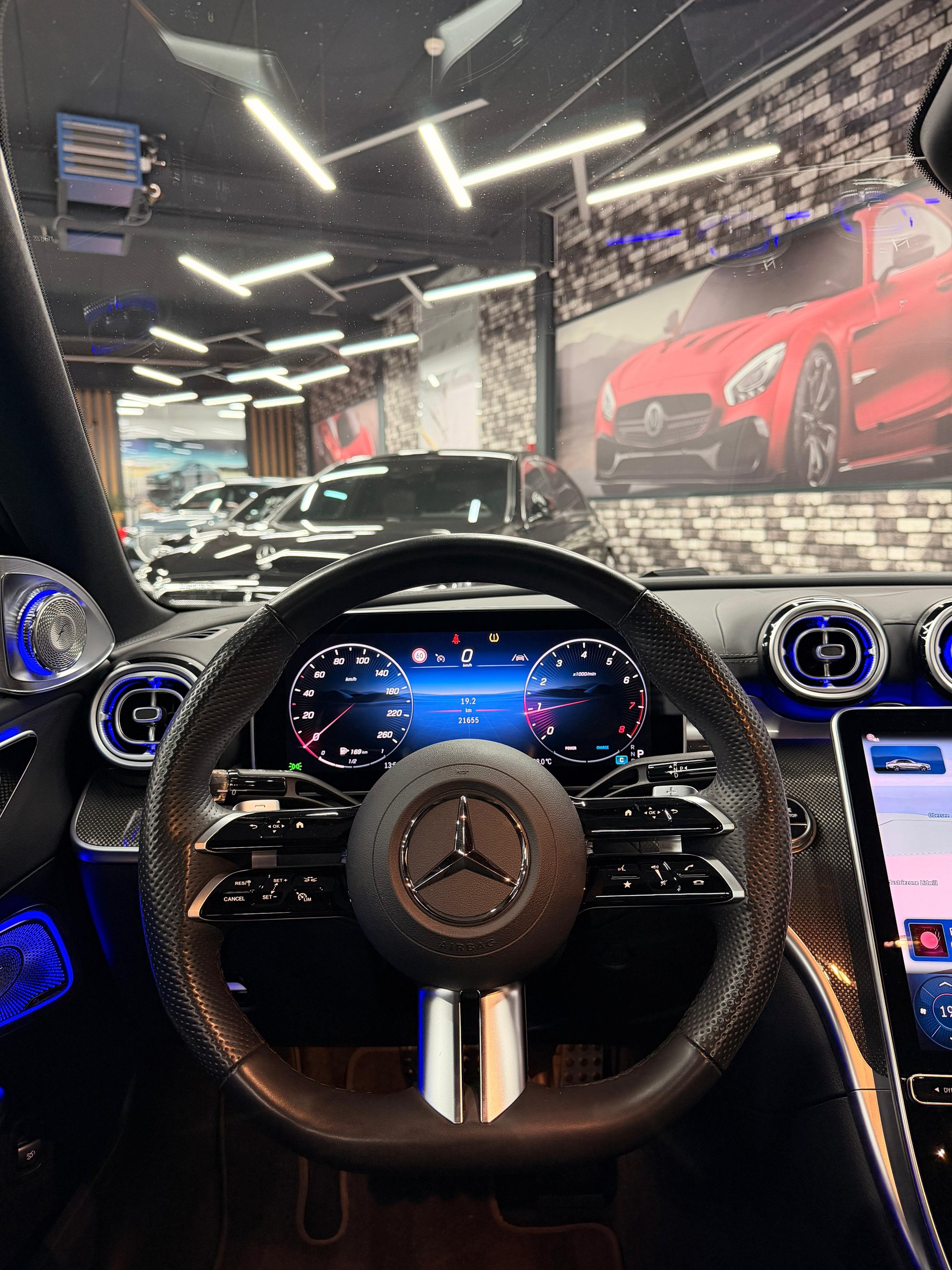MERCEDES-BENZ C 180 AMG (C63s AMG Bodykit) Limited Black&Silver Performance 5 Jahre Werksgarantie & Gratisservice-image-9