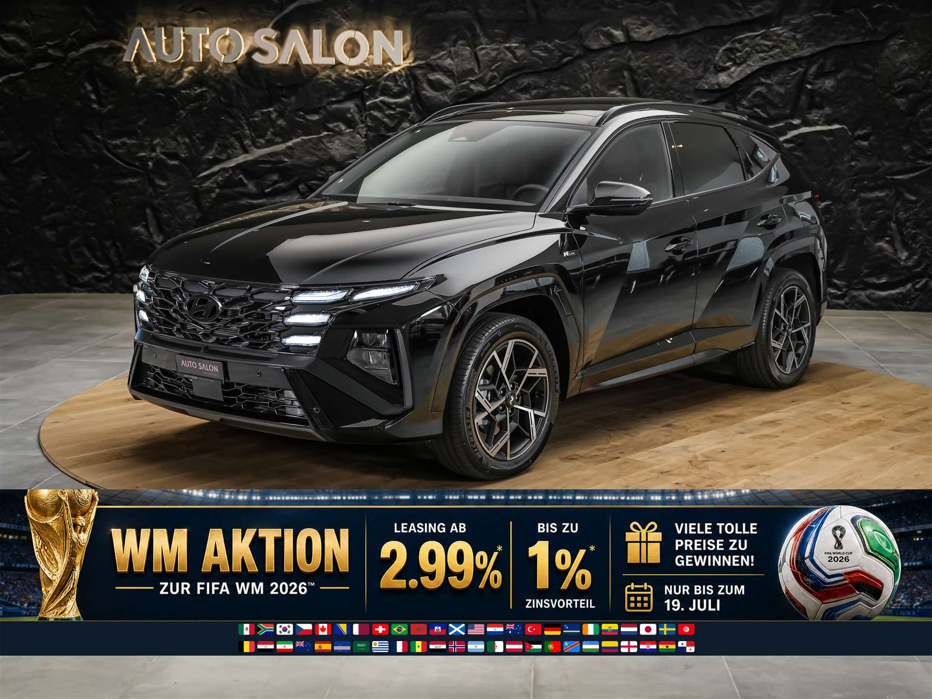 HYUNDAI Tucson 1.6 TGDI HEV N Line 4WD *Werksgarantie*Abstandsregler*Panorama*Lenkradheizung*