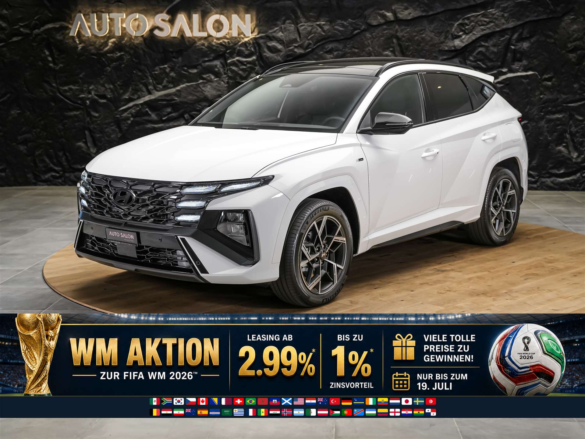 HYUNDAI Tucson 1.6 TGDI HEV N Line 4WD *Werksgarantie*Abstandsregler*Panorama*Lenkradheizung*