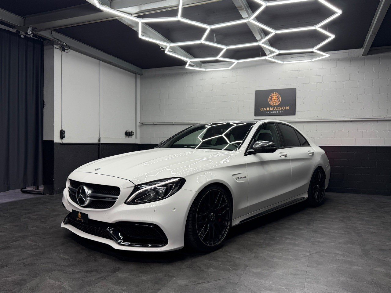 MERCEDES-BENZ C 63 S AMG Speedshift | 360° Kamera | Burmester | Carbon | Schalensitze | H&R | OHNE OPF !-showroom-element-2