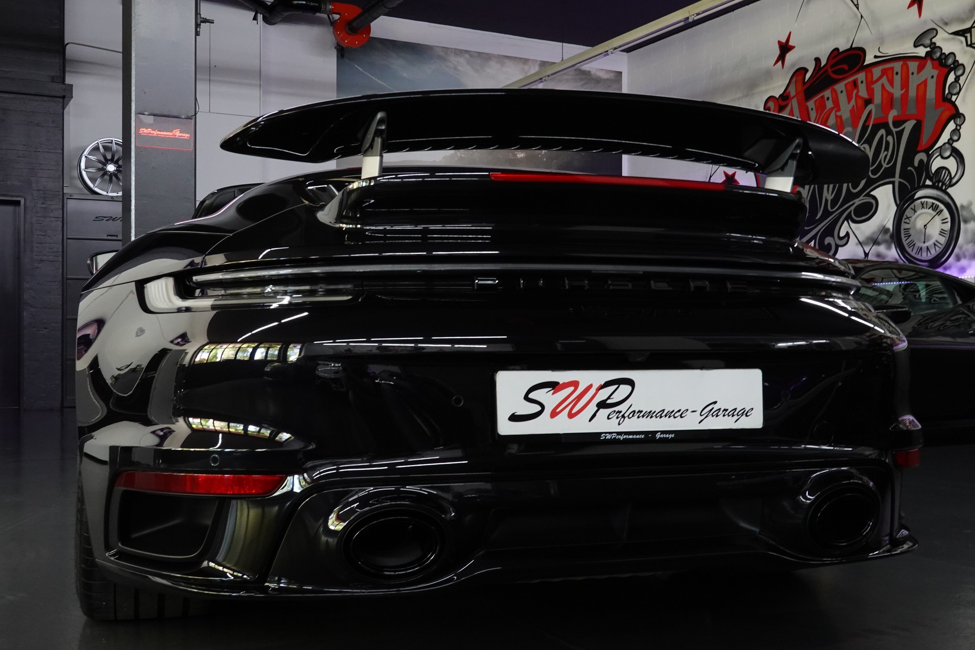 PORSCHE 911 TURBO S CABRIO PDK BLACK CH-FZ LIFTSYSTEM FULL ON TOP-image-12