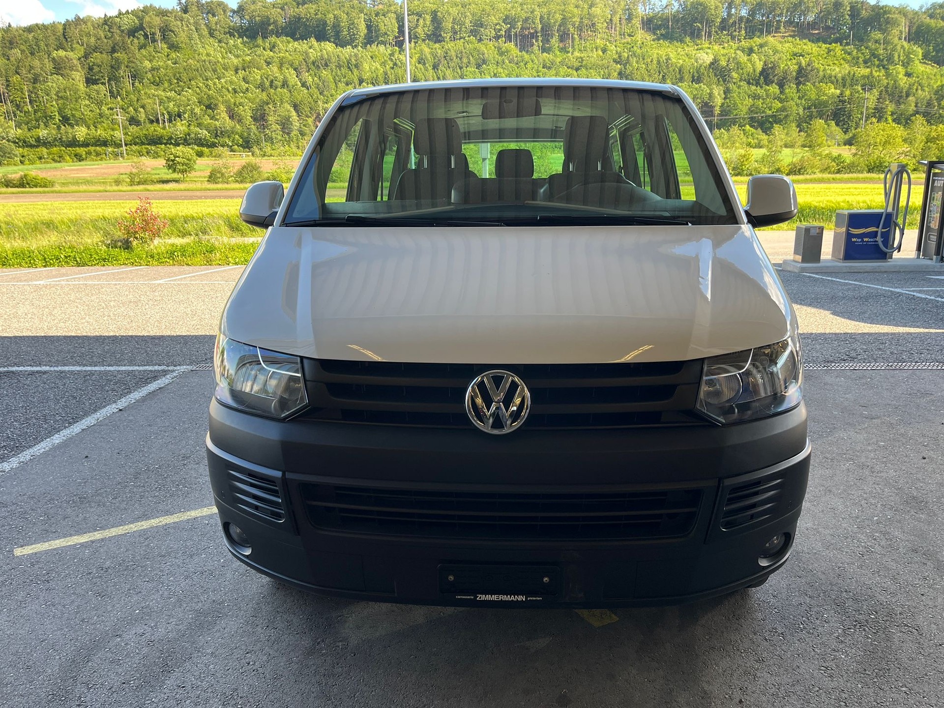 VW EX POLICE !! MOTOR NEU !! MFK NEU !! 8 PLÄTZER 4X4 SYNCHRO TOP ZUSTAND. AB SERVICE.T5 2.0 Bi-TDI 4X4 DSG. AHK 2500 KG.-image-9