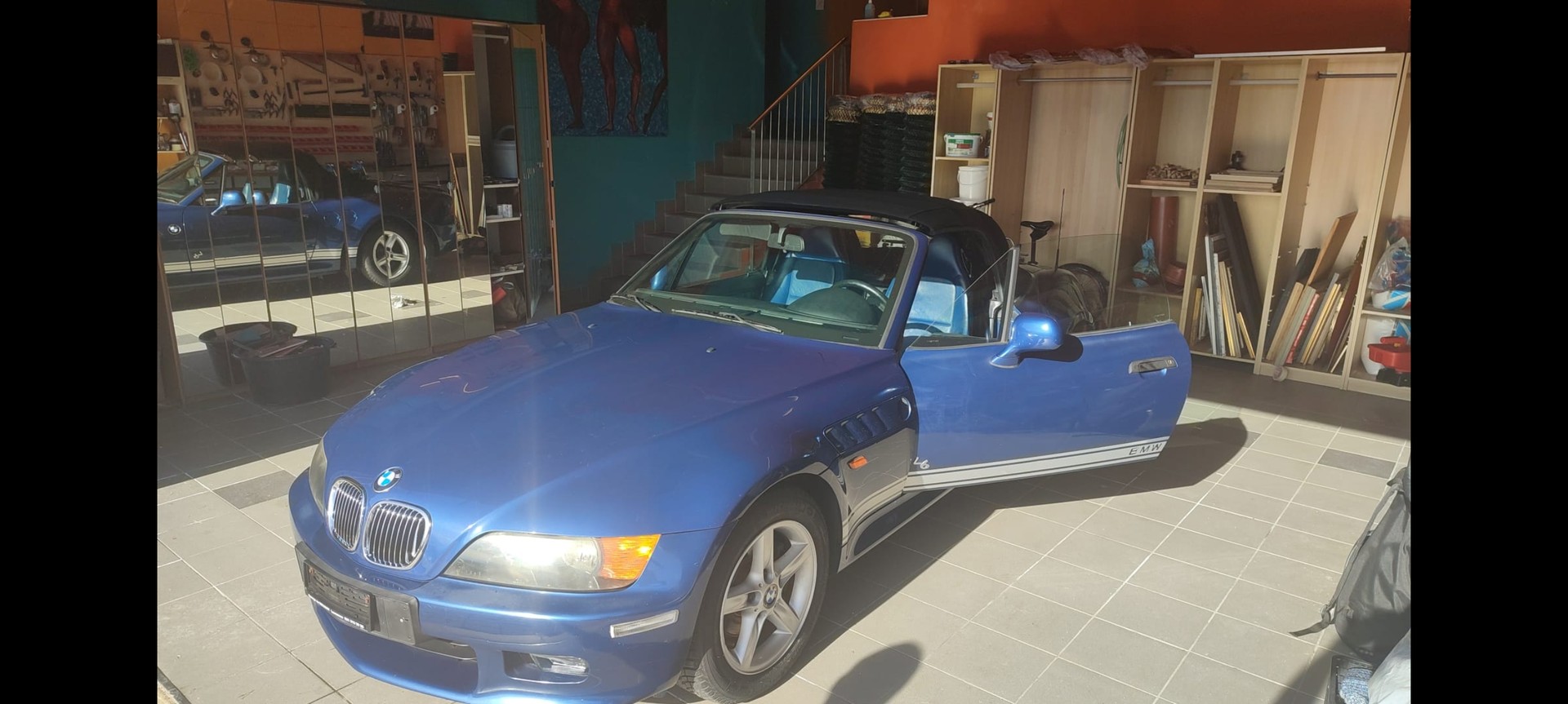 BMW Z3 2.0L 6cyl bleu + Hardtop.-image-1