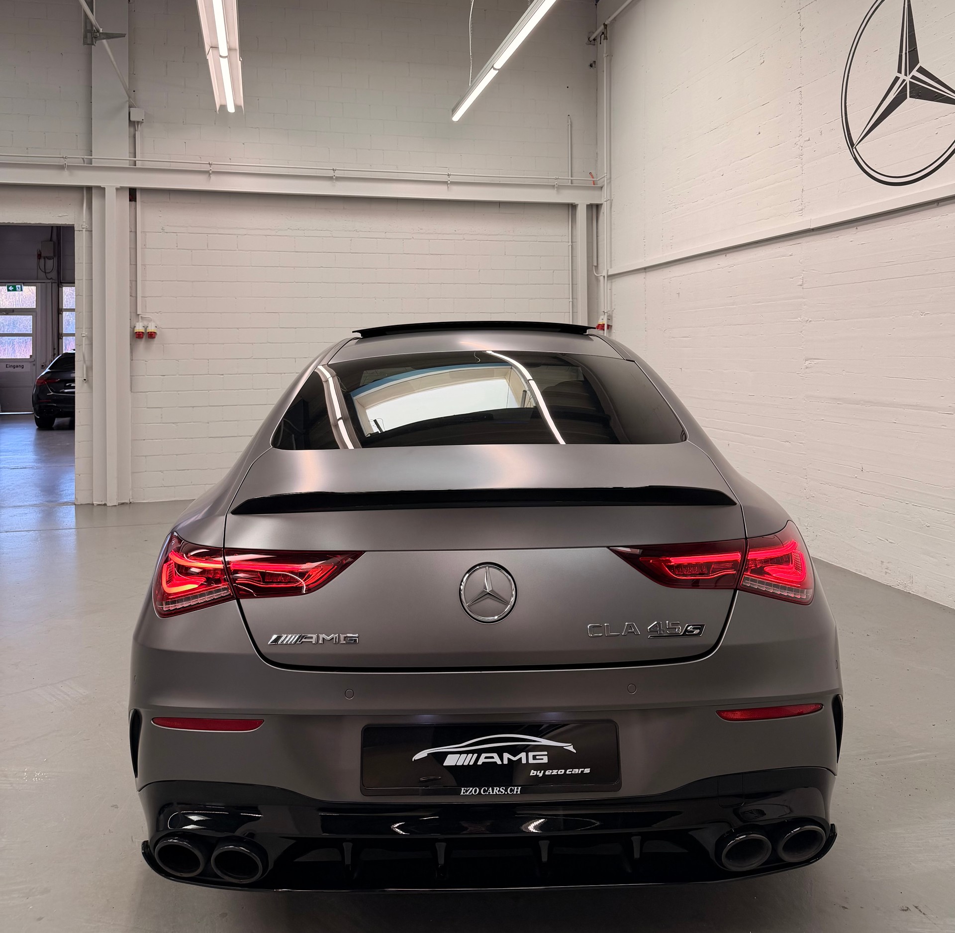 MERCEDES-BENZ CLA 45 S AMG 4Matic+ 8G-DCT Mattgray Black Performance Aktionsleasing ab 499.- mit 2 Jahre Garantie op-image-8