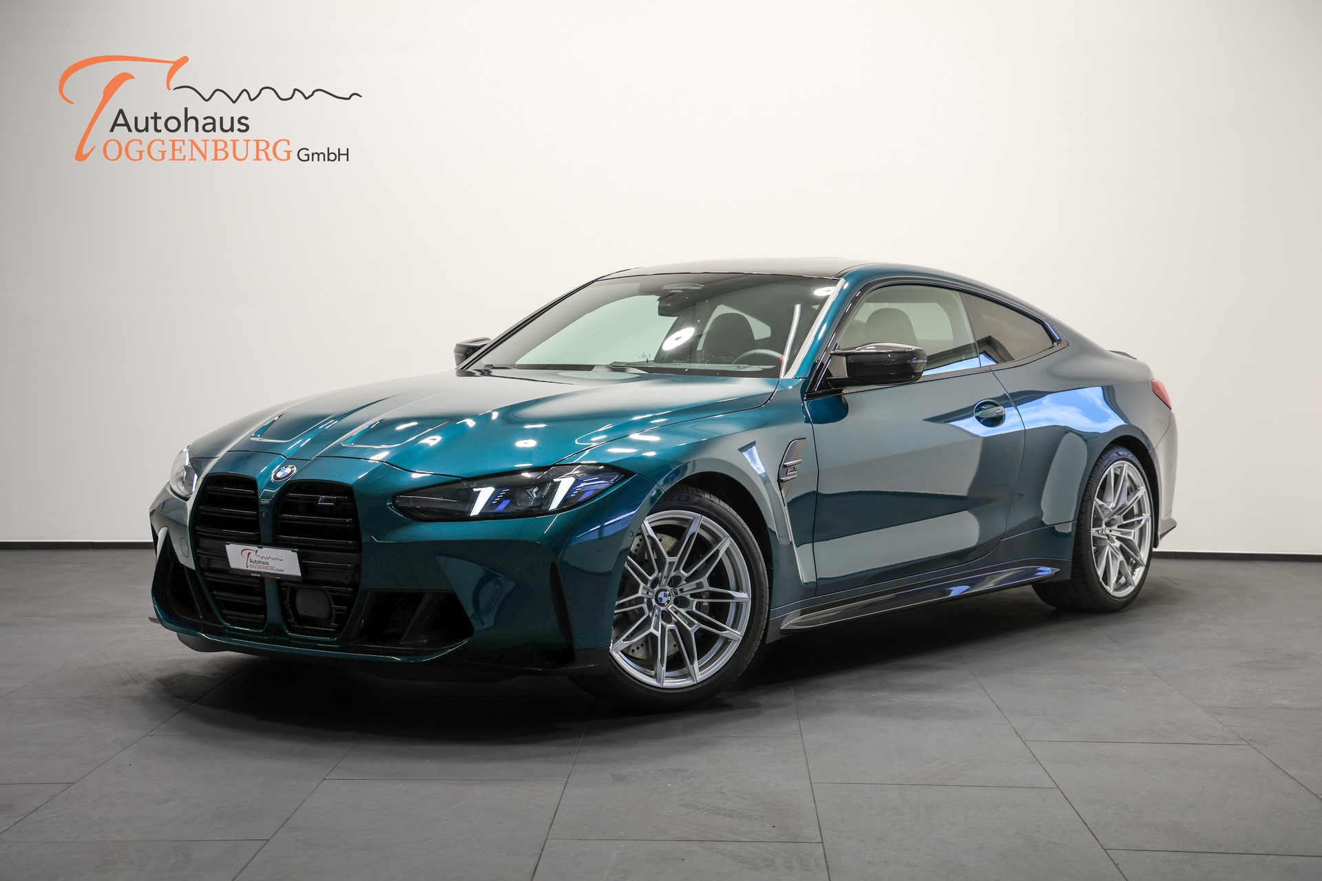 BMW M4 Coupé Competition LCI *Sonderlackierung Bostongreen*BMW Werksgarantie bis 03.2028*