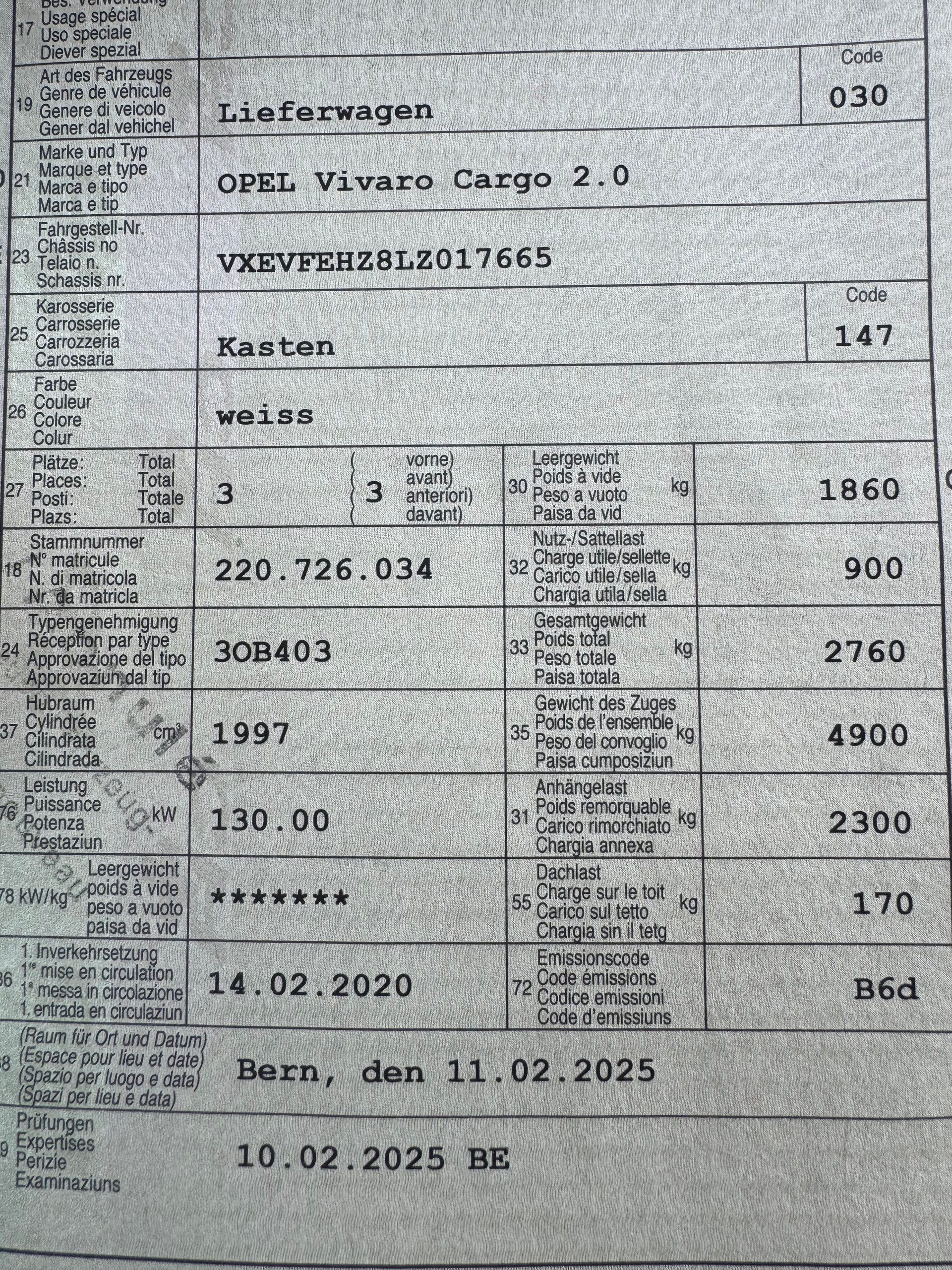 OPEL Vivaro Cargo 2.0 CDTI (Wohnmobil Ausbau)-image-8