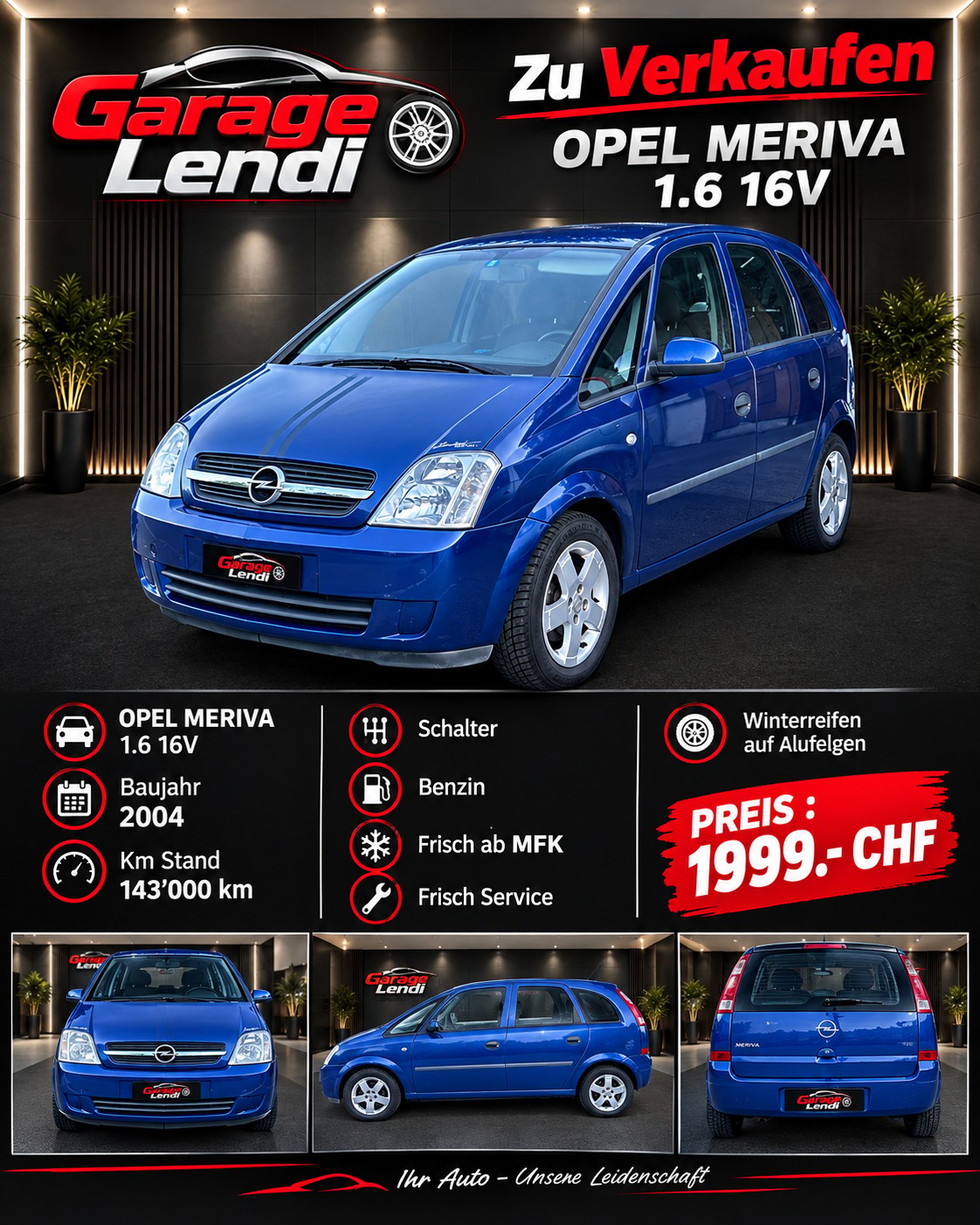 OPEL Meriva 1.6i 16V Essentia