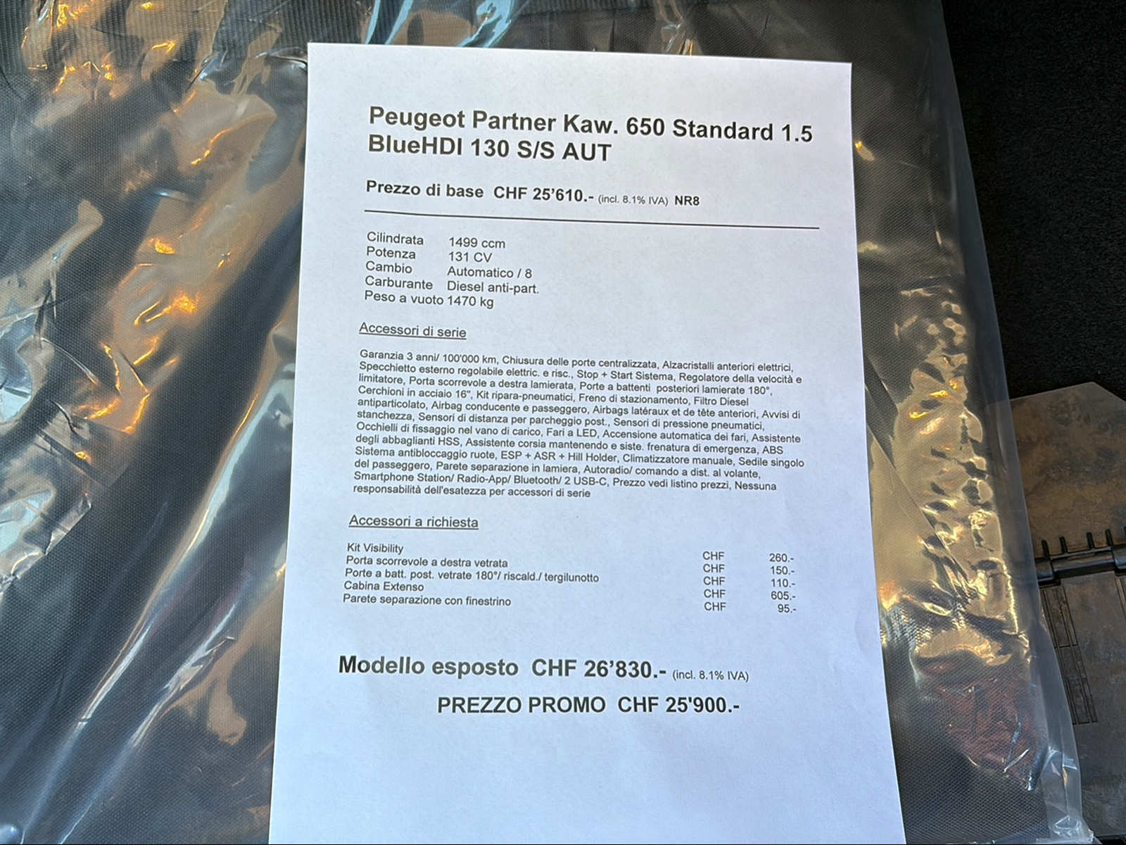 PEUGEOT Partner 1.5 Blue HDi Standard 650kg EAT8-image-16