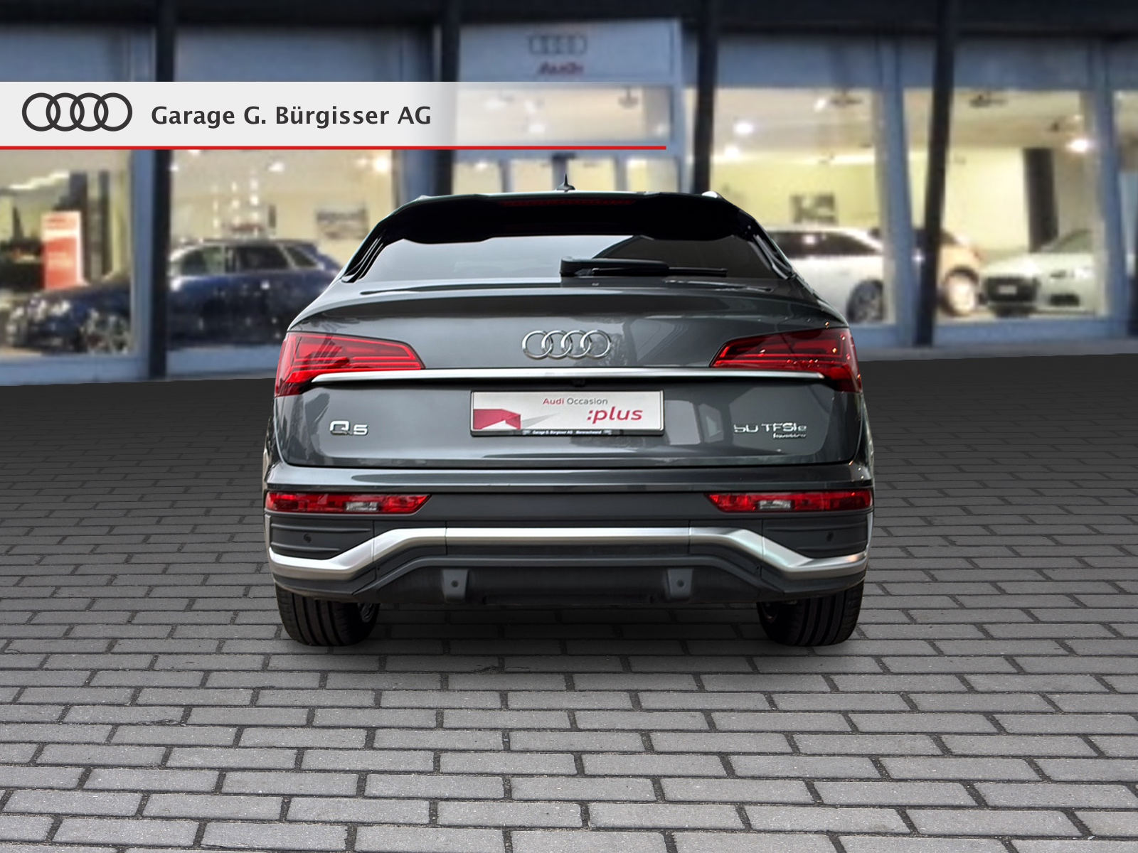 AUDI Q5 Sportback 50 TFSI e PHEV S line quattro S-tronic Daytonagrau Perleffekt-image-4