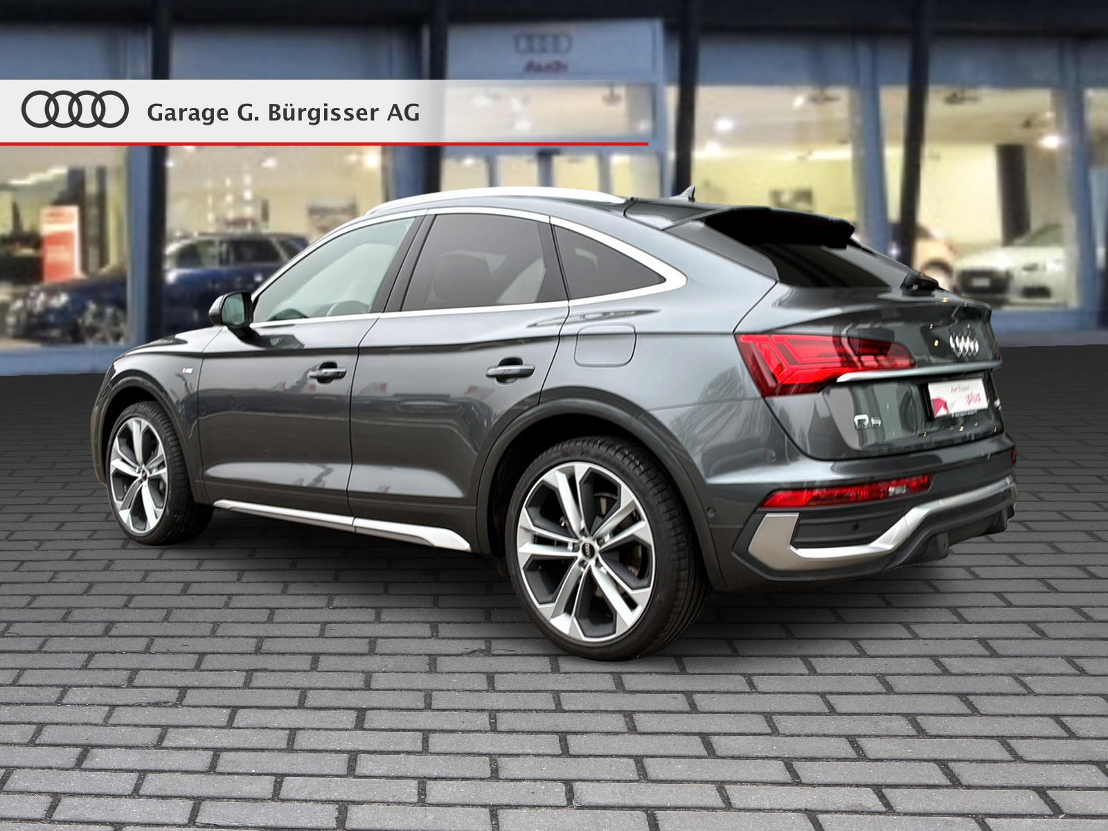 AUDI Q5 Sportback 50 TFSI e PHEV S line quattro S-tronic Daytonagrau Perleffekt-showroom-element-3