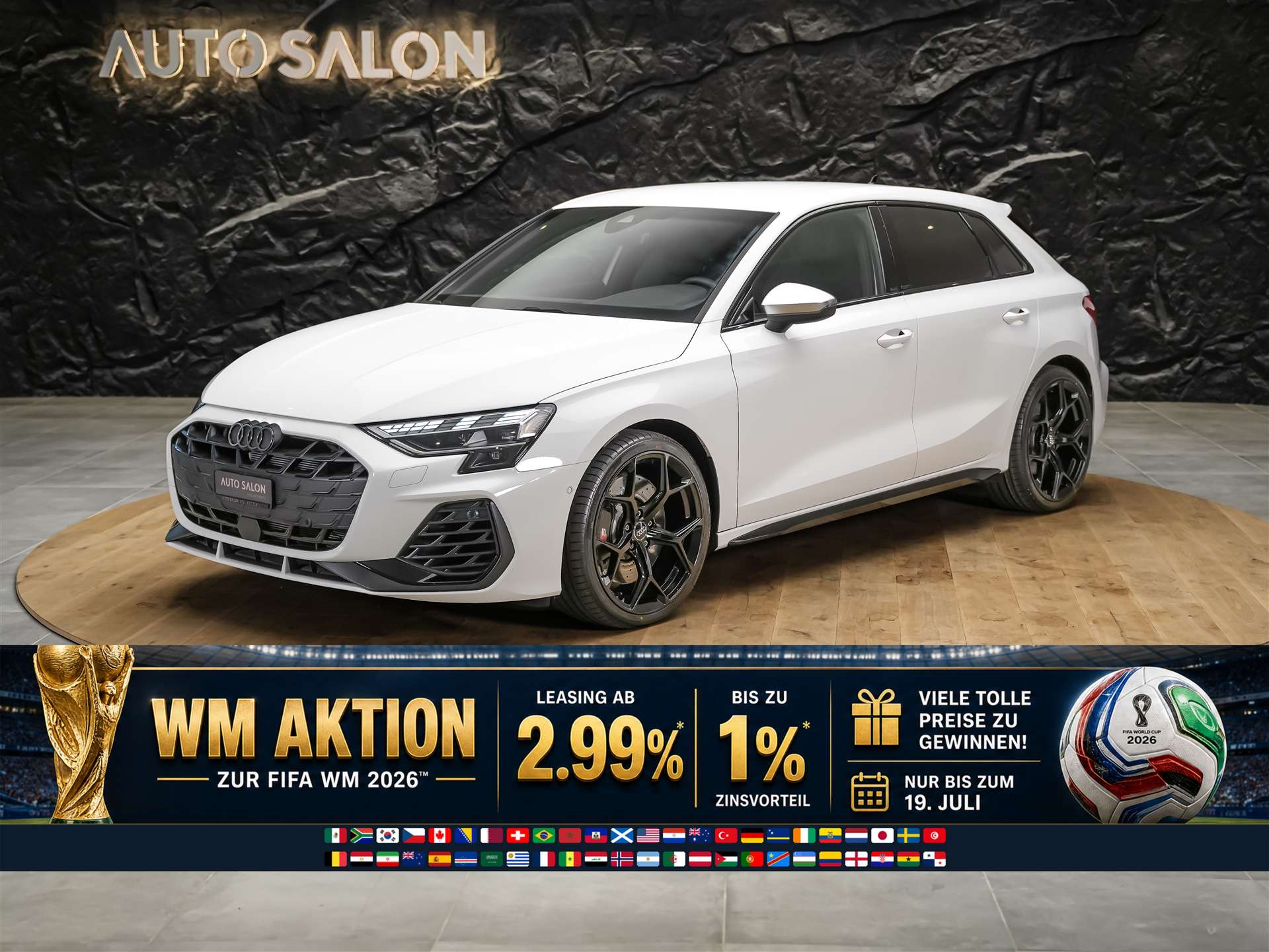 AUDI S3 Sportback TFSI quattro S-tronic *Werksgarantie*Abstandsregler*Parkassistent*