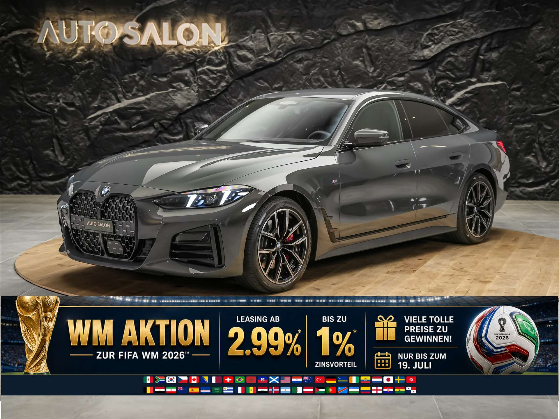 BMW 420d xDrive Gran Coupé M Sport Pro Steptronic *Werksgarantie*Head Up Display*Abstandsregler*