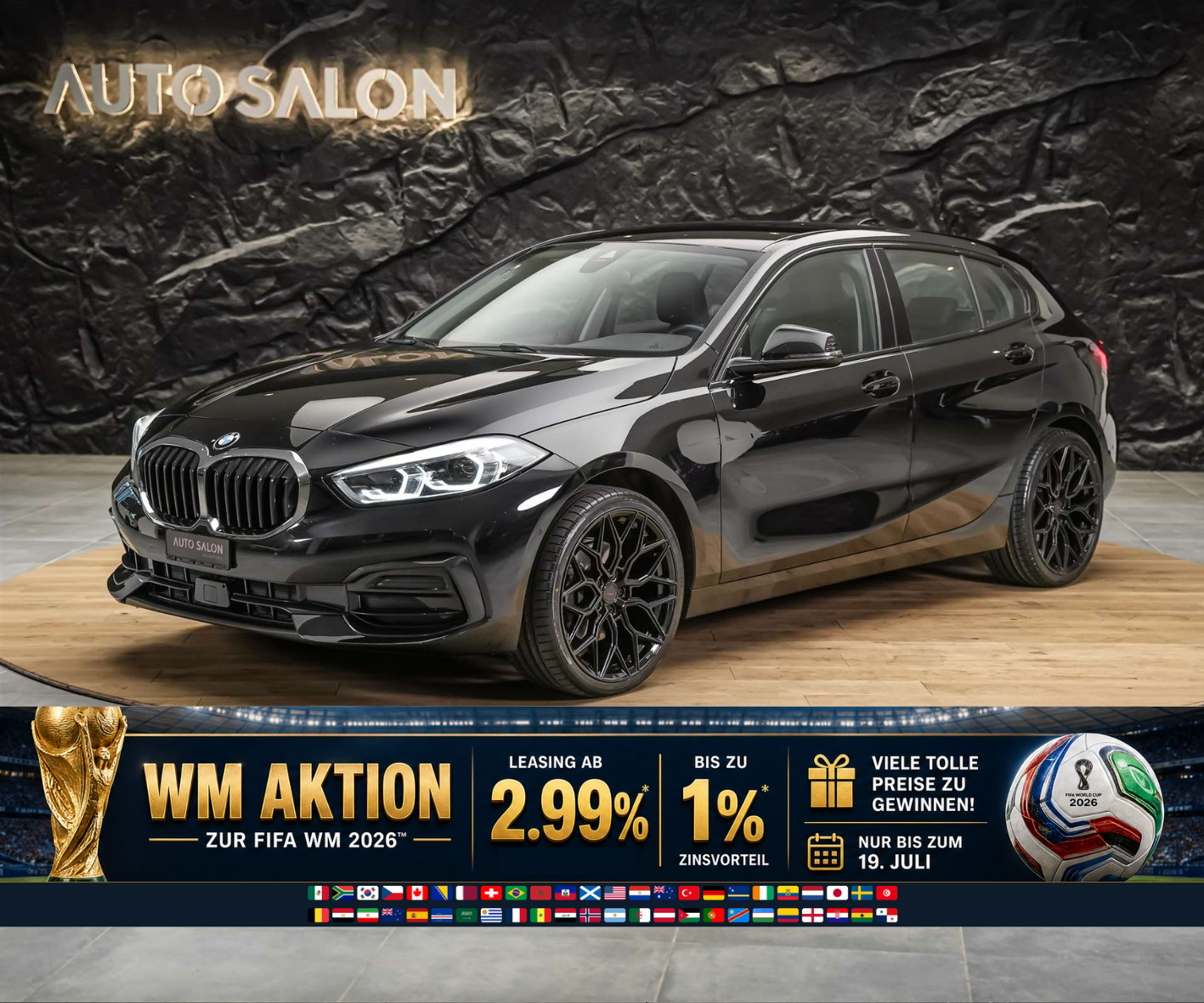 BMW 118i Sport Line Steptronic *CH Auto*19" Felgen*Harman/Kardon*-image-0