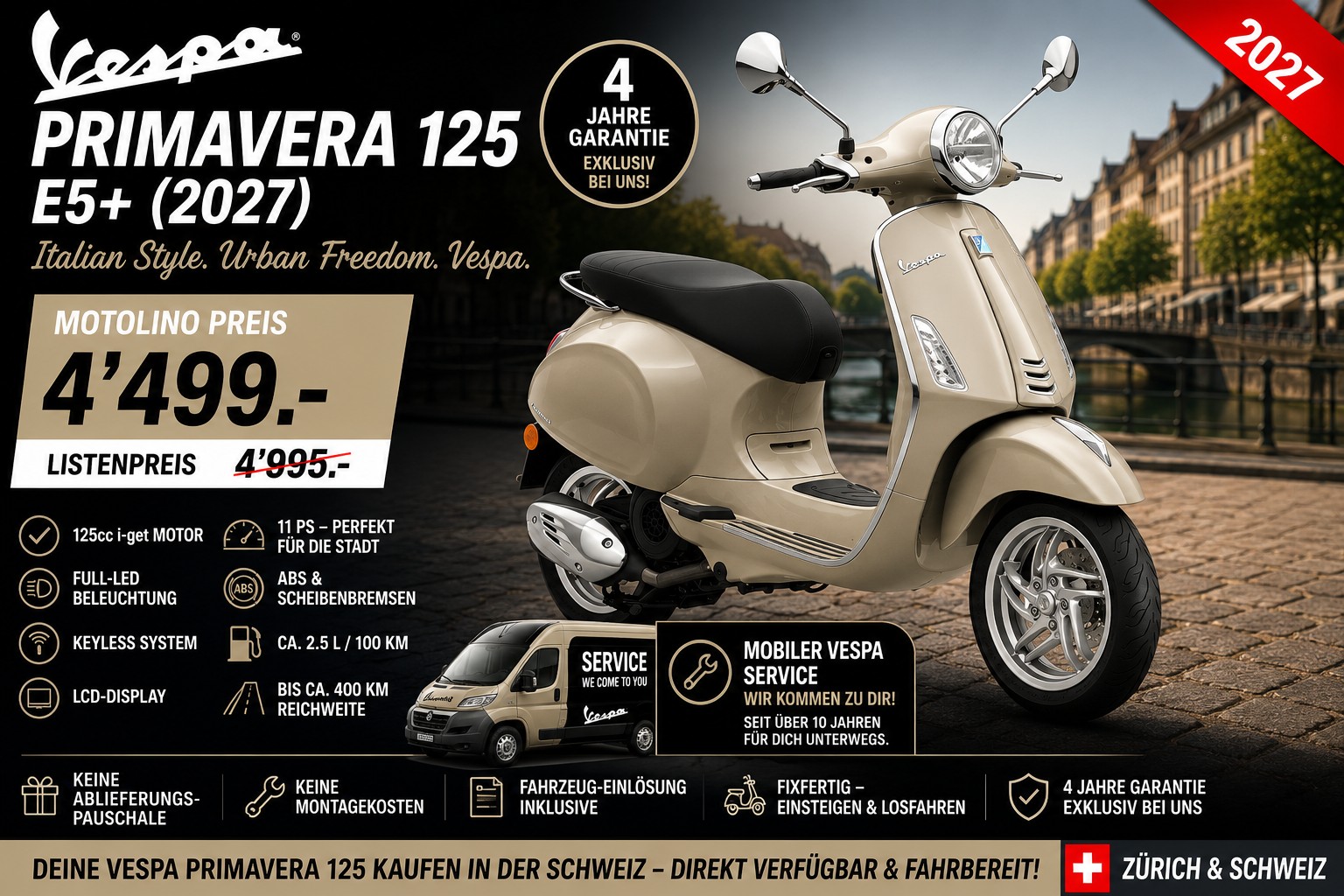 PIAGGIO Vespa Primavera 125 ABS 2027