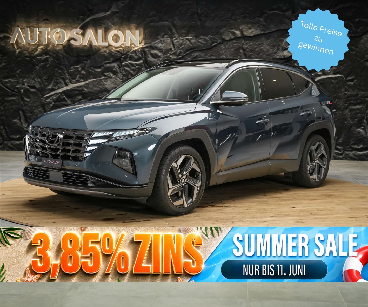 HYUNDAI Tucson 1.6 TGDI Vertex DCT 4WD *CH Auto*Panorama*360° Kamera*Sitzbelüftung*