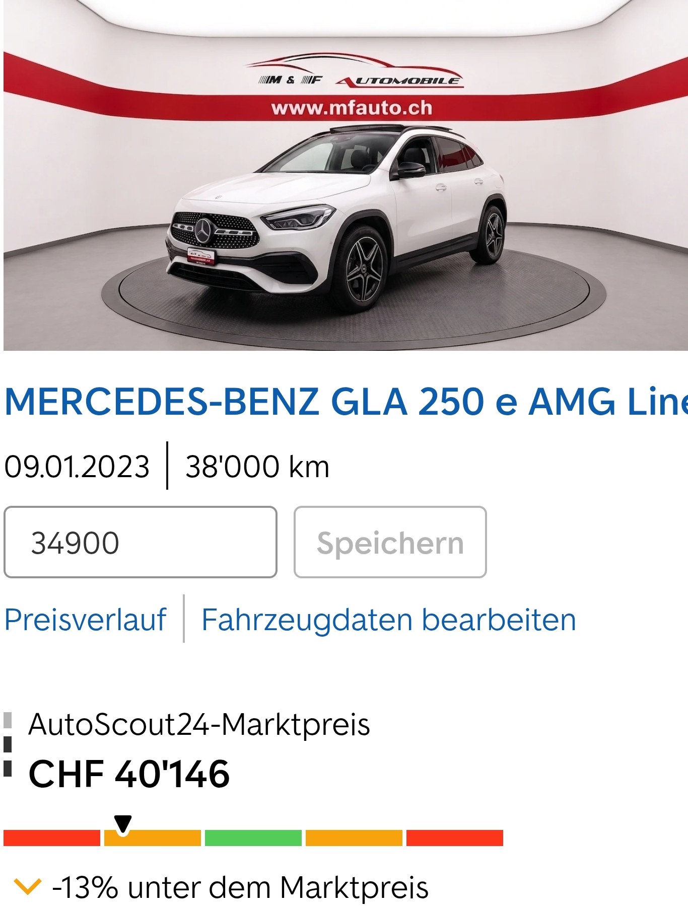 MERCEDES-BENZ GLA 250 e AMG Line CH FAHRZEUG-image-5