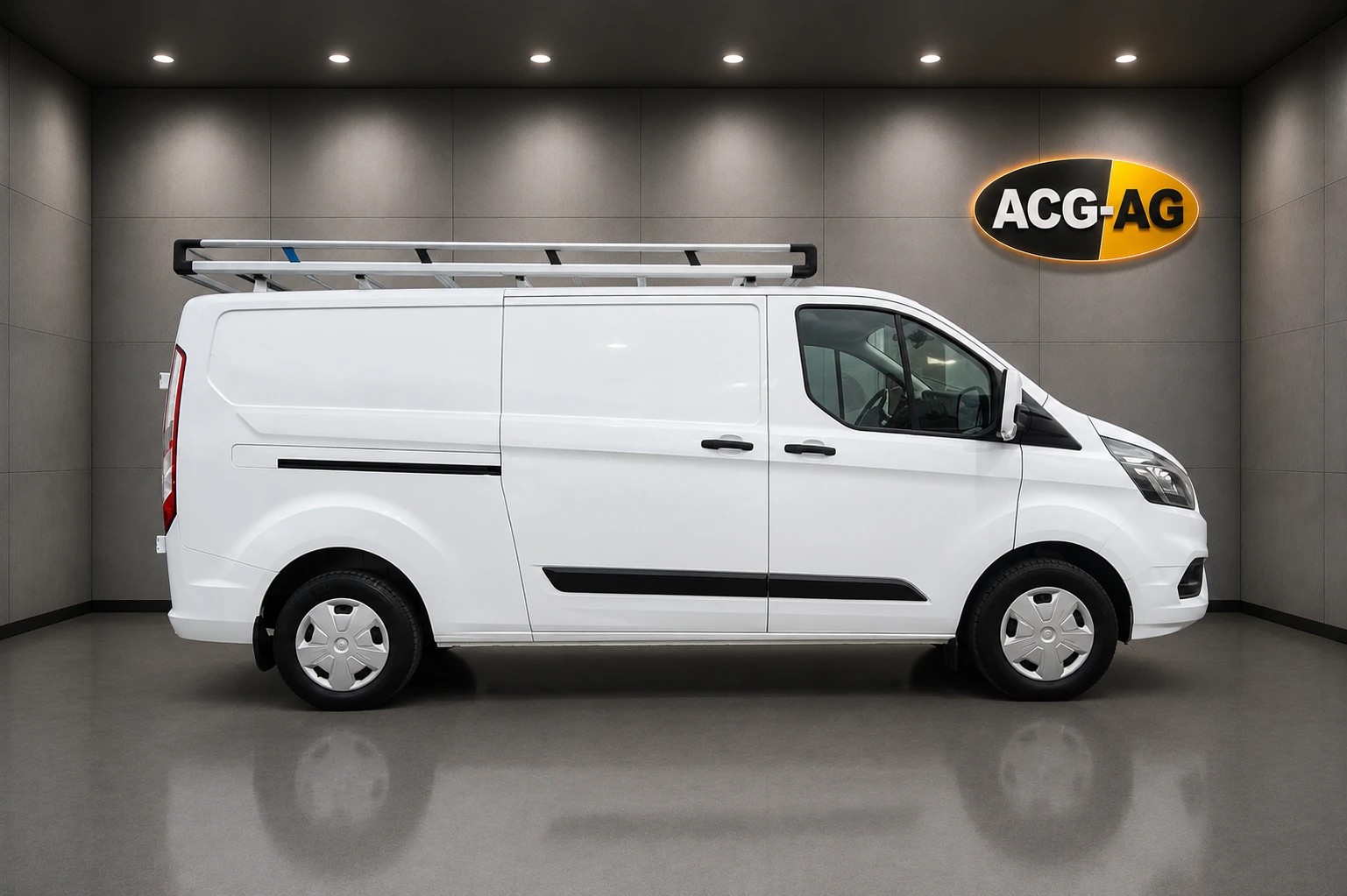 FORD Transit Custom Van 300 L2H1 Limited A ** 130 PS ** 3-Plätzer ** Sortimo ** Anh-Kupplung, 1650kg ** Dachträger ** Modell 2023 **-image-4