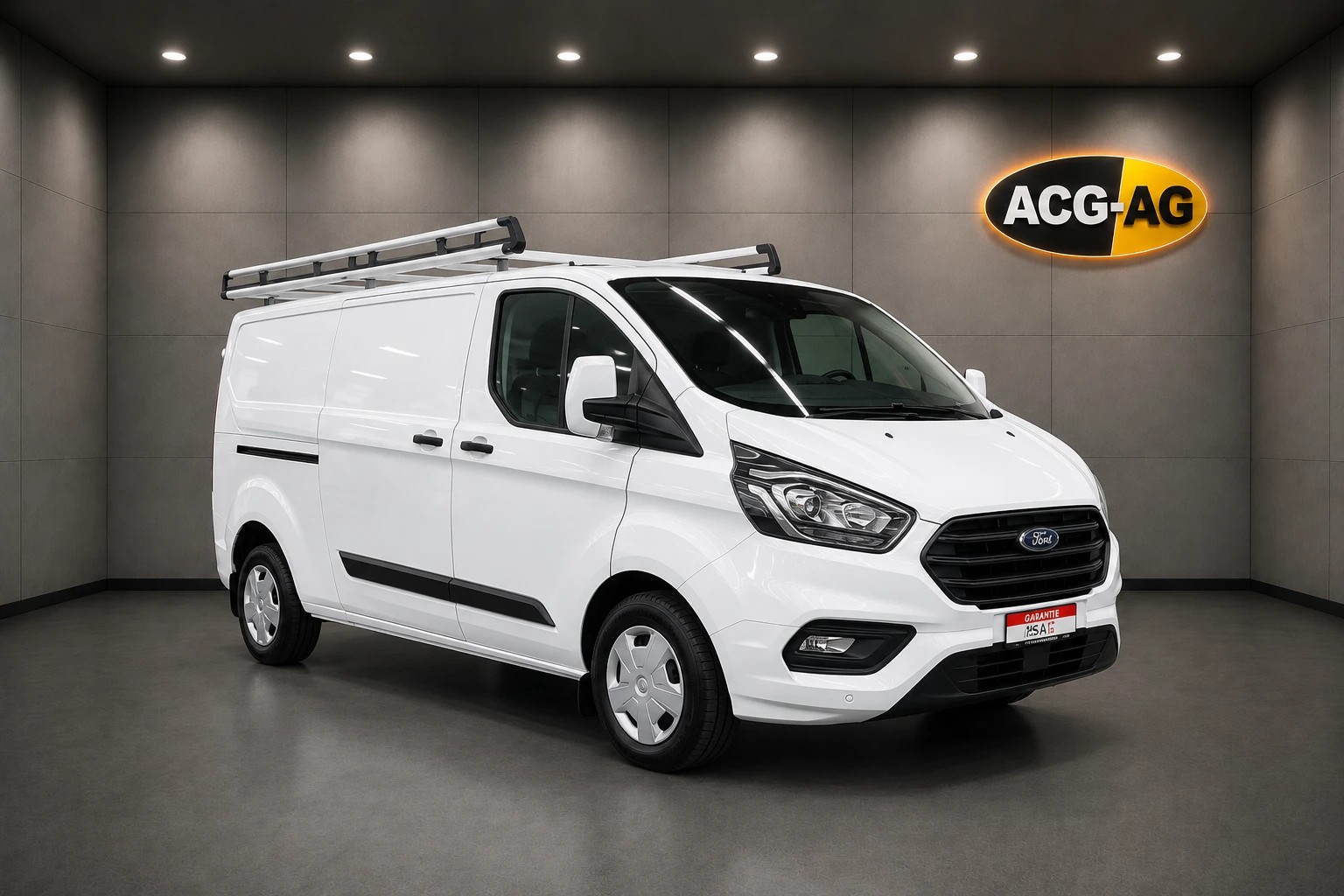 FORD Transit Custom Van 300 L2H1 Limited A ** 130 PS ** 3-Plätzer ** Sortimo ** Anh-Kupplung, 1650kg ** Dachträger ** Modell 2023 **