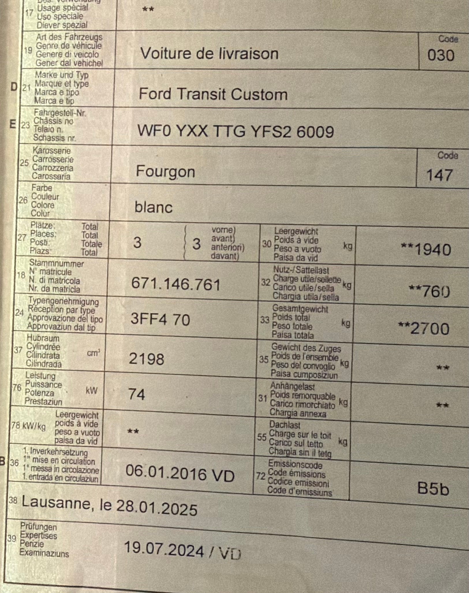 FORD Transit Custom Van 270 L1H1 Startup-image-8