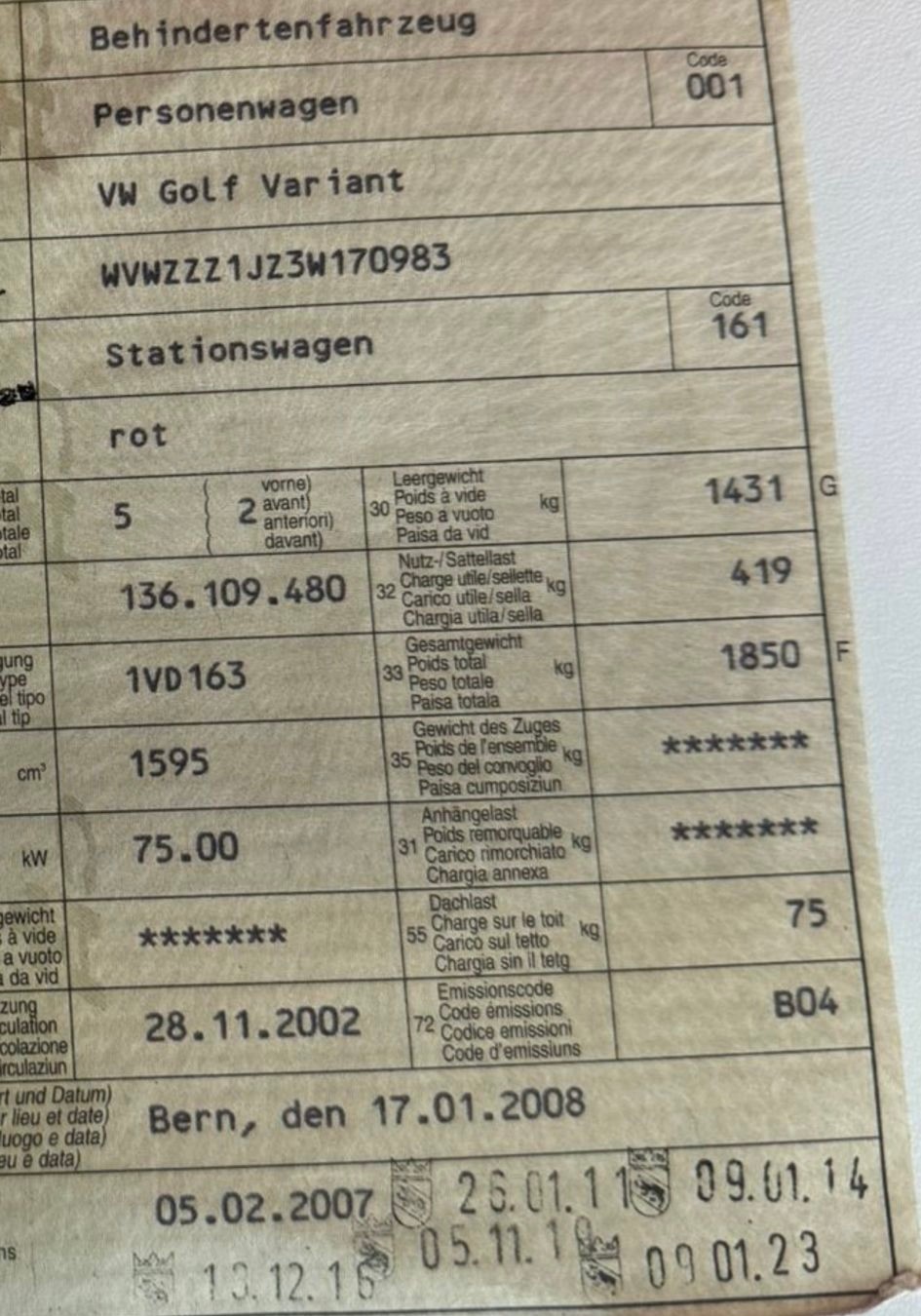 VW Golf Variant 1.6 Comfortline Automatic-image-12