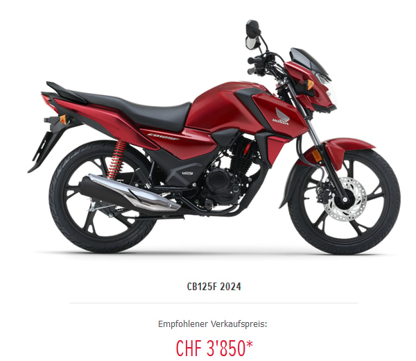 HONDA CBF 125 M