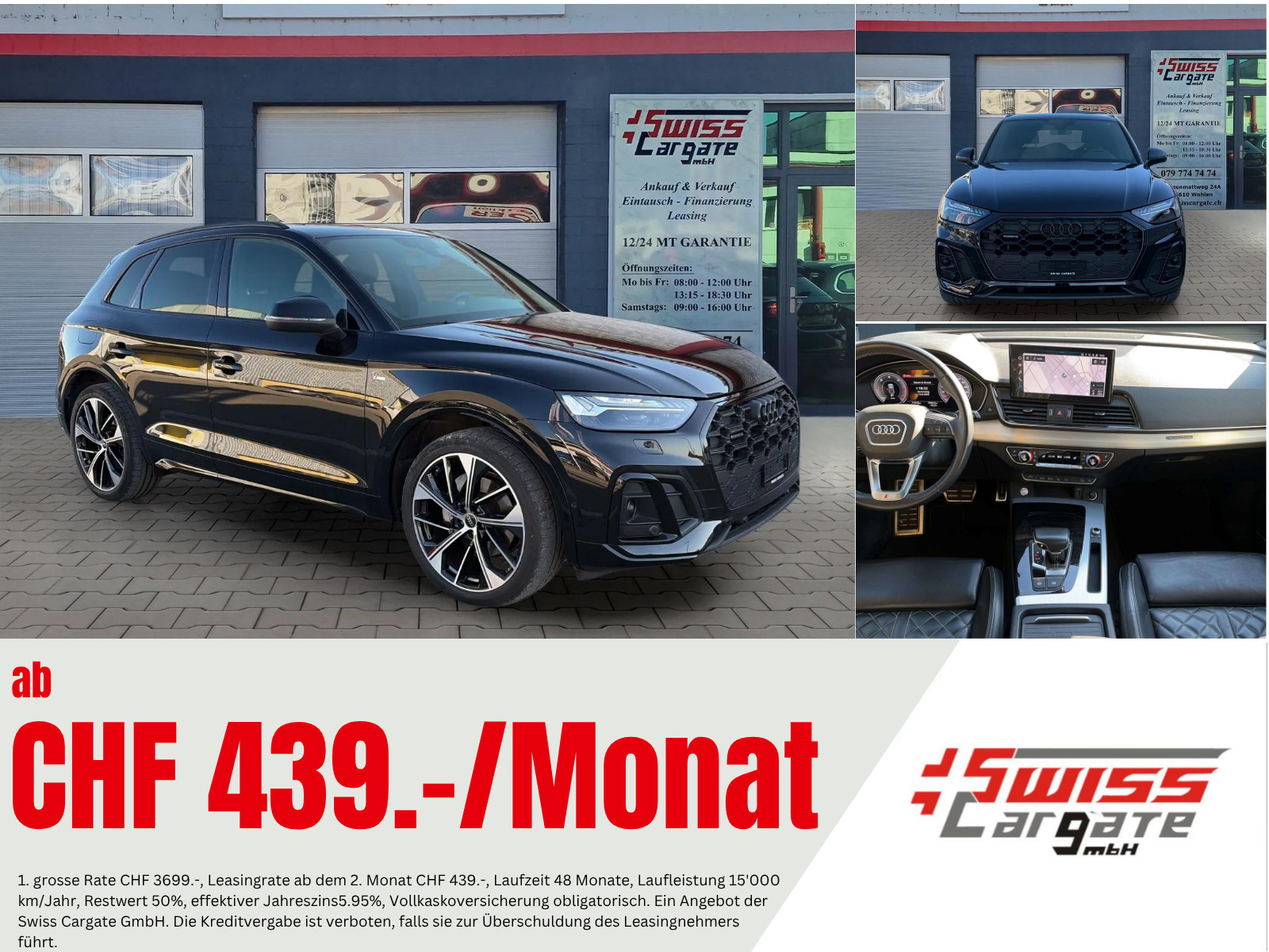 AUDI Q5 40 TDI Black Edition quattro S-tronic S line mit Werksgarantie & AHK + B&O Soundsystem