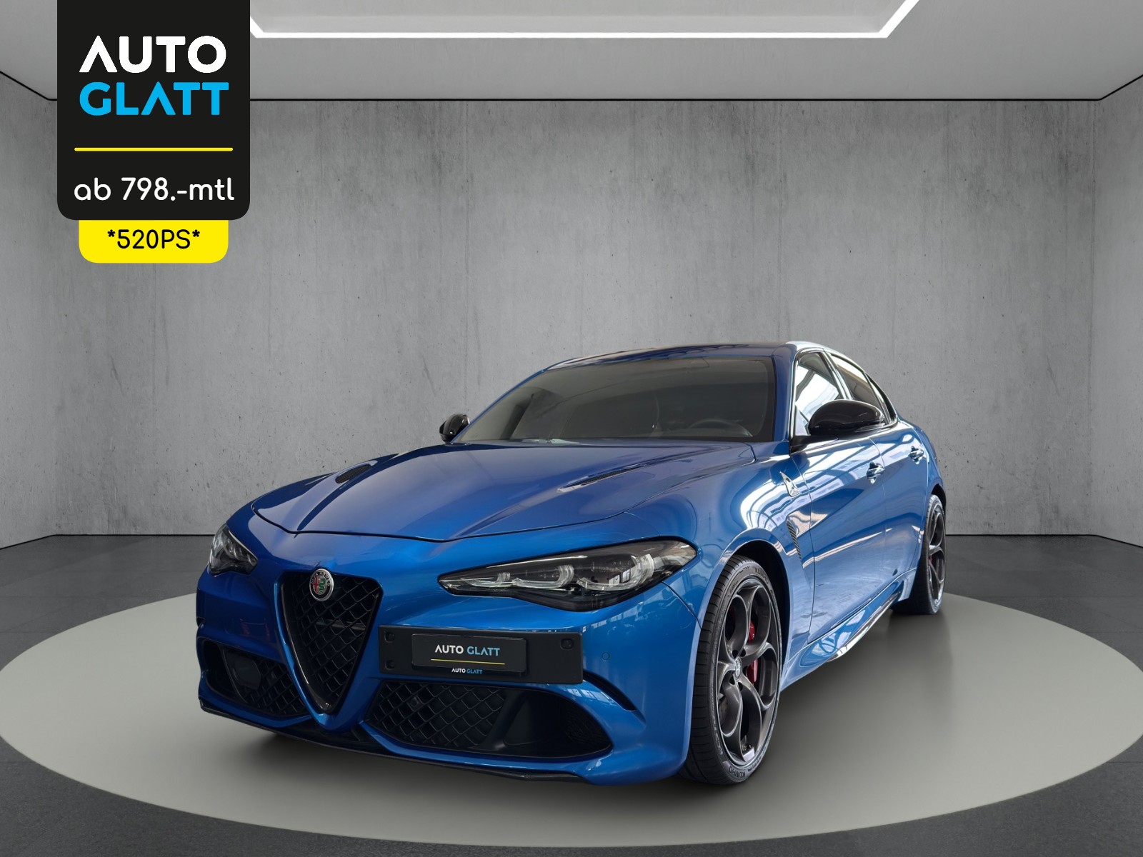 ALFA ROMEO Giulia 2.9 V6 Quadrifoglio "Akrapovic-Pack ADAS Plus"