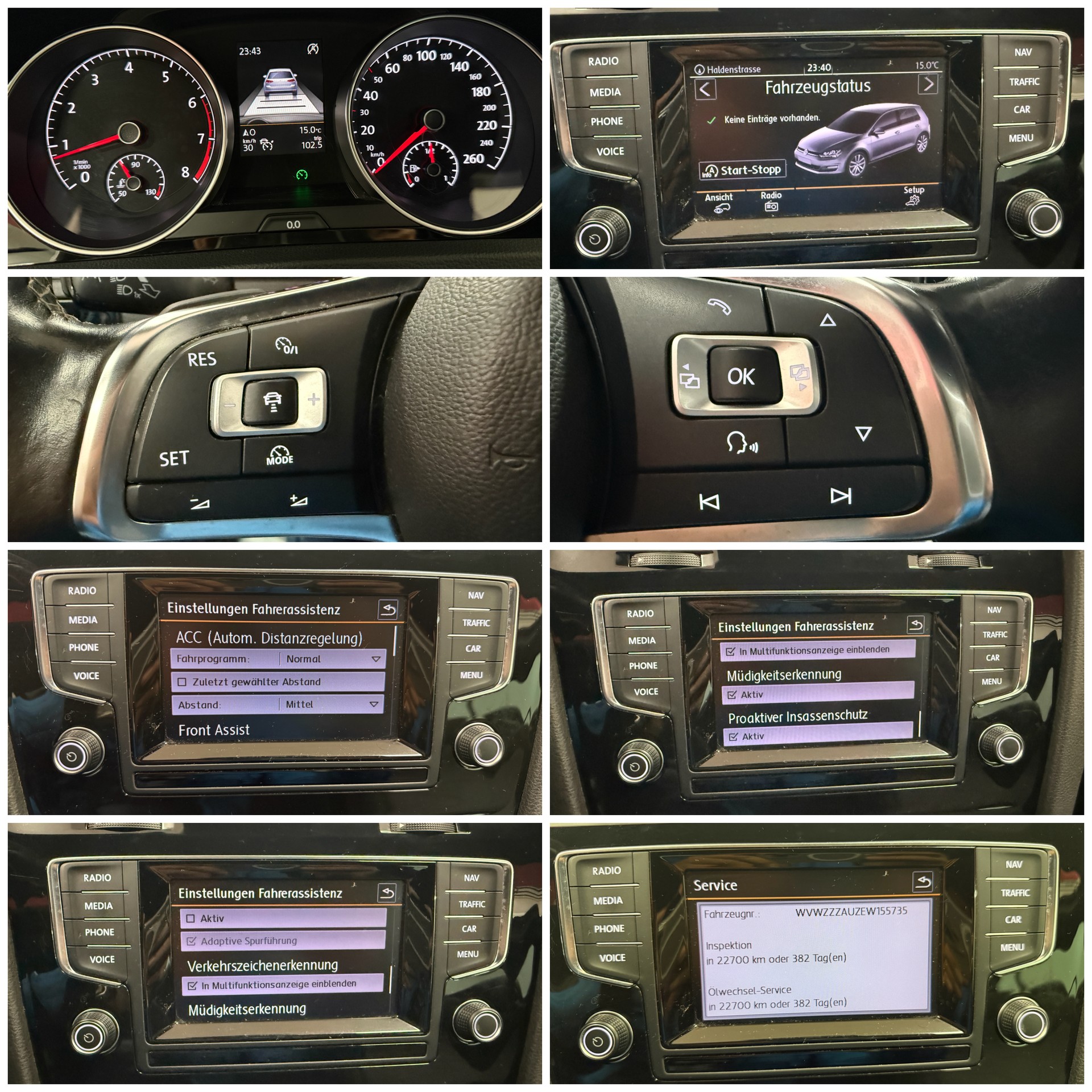 VW Golf 1.4 TSI R-Line Design DSG, frisch MFK, Servicegeplegt, ACC, Abstandsregler, DAB, NAVI SH, Garantie u.v.m-image-15