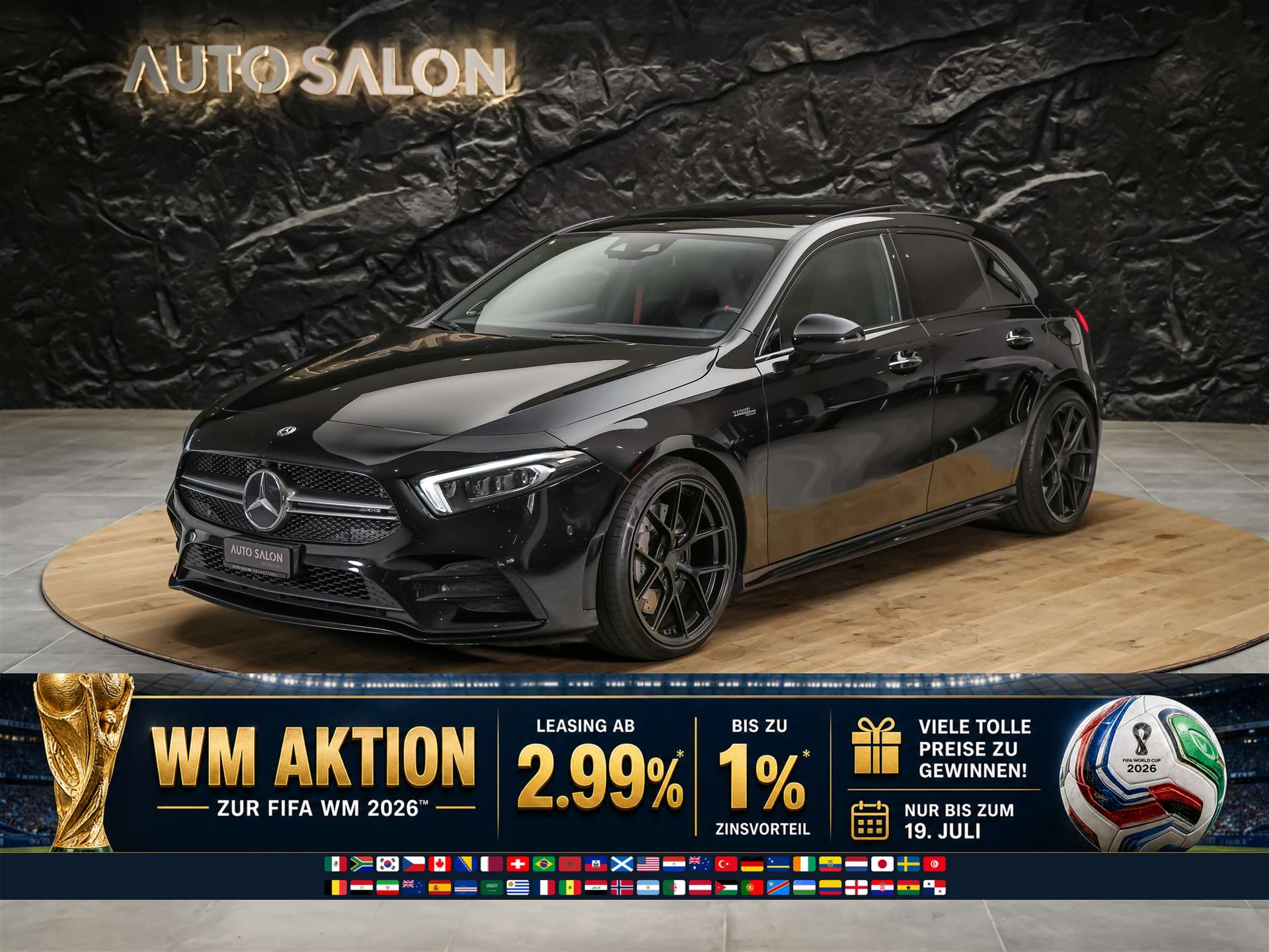 MERCEDES-BENZ A 35 AMG 4Matic Speedshift *CH Auto*Panorama*Burmester*El. Sitze mit Memory*
