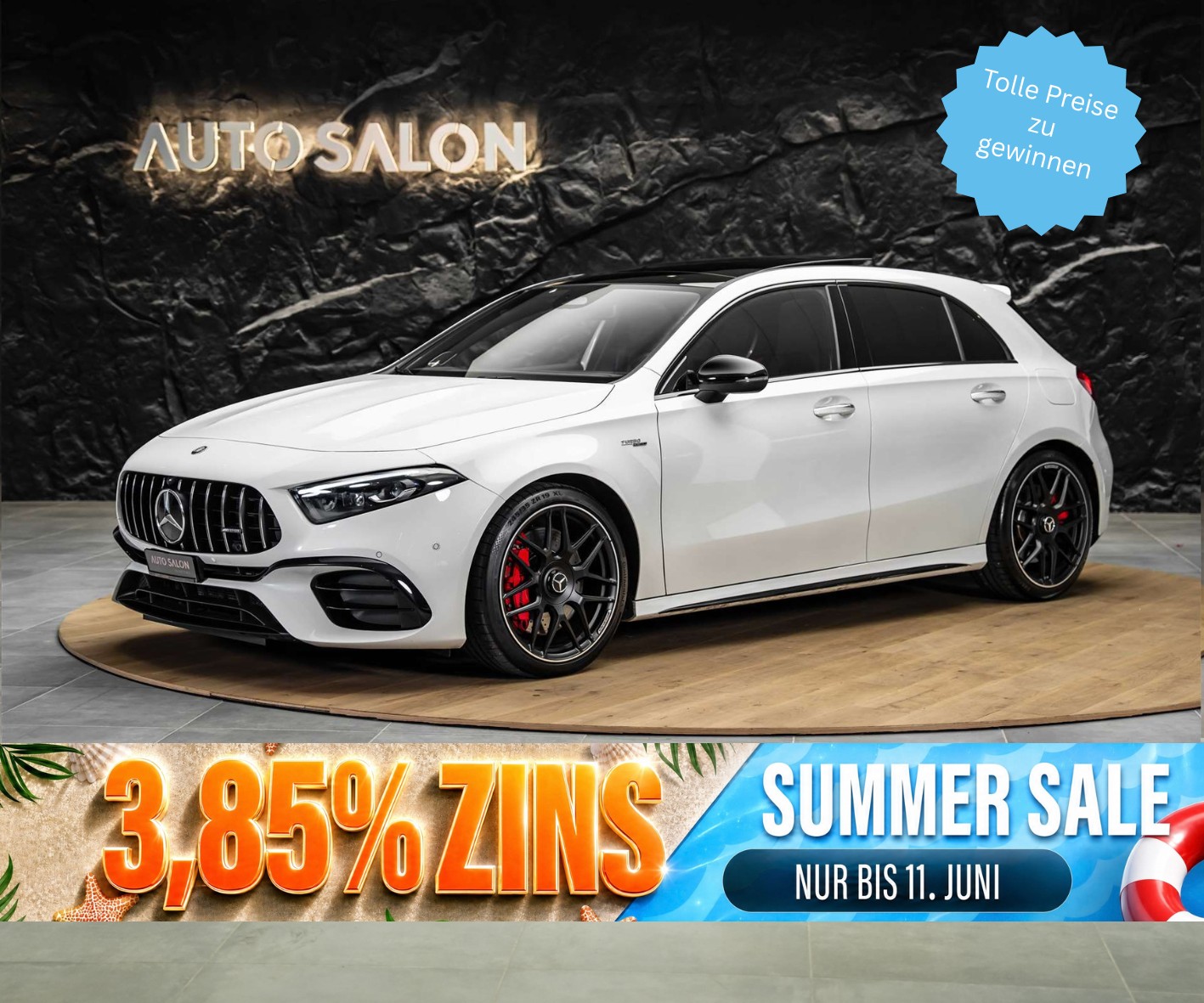 MERCEDES-BENZ A 45 S AMG 4Matic+ 8G-DCT *Facelift*Panorama*Schmiederäder*Burmester*