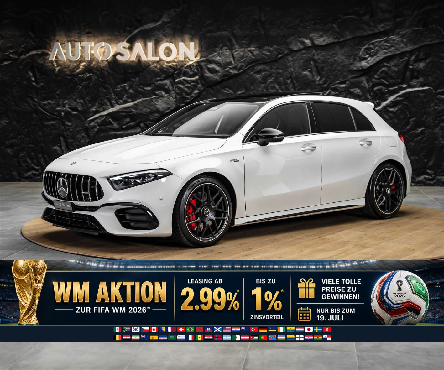 MERCEDES-BENZ A 45 S AMG 4Matic+ 8G-DCT *Facelift*Panorama*Schmiederäder*Burmester*-image-0