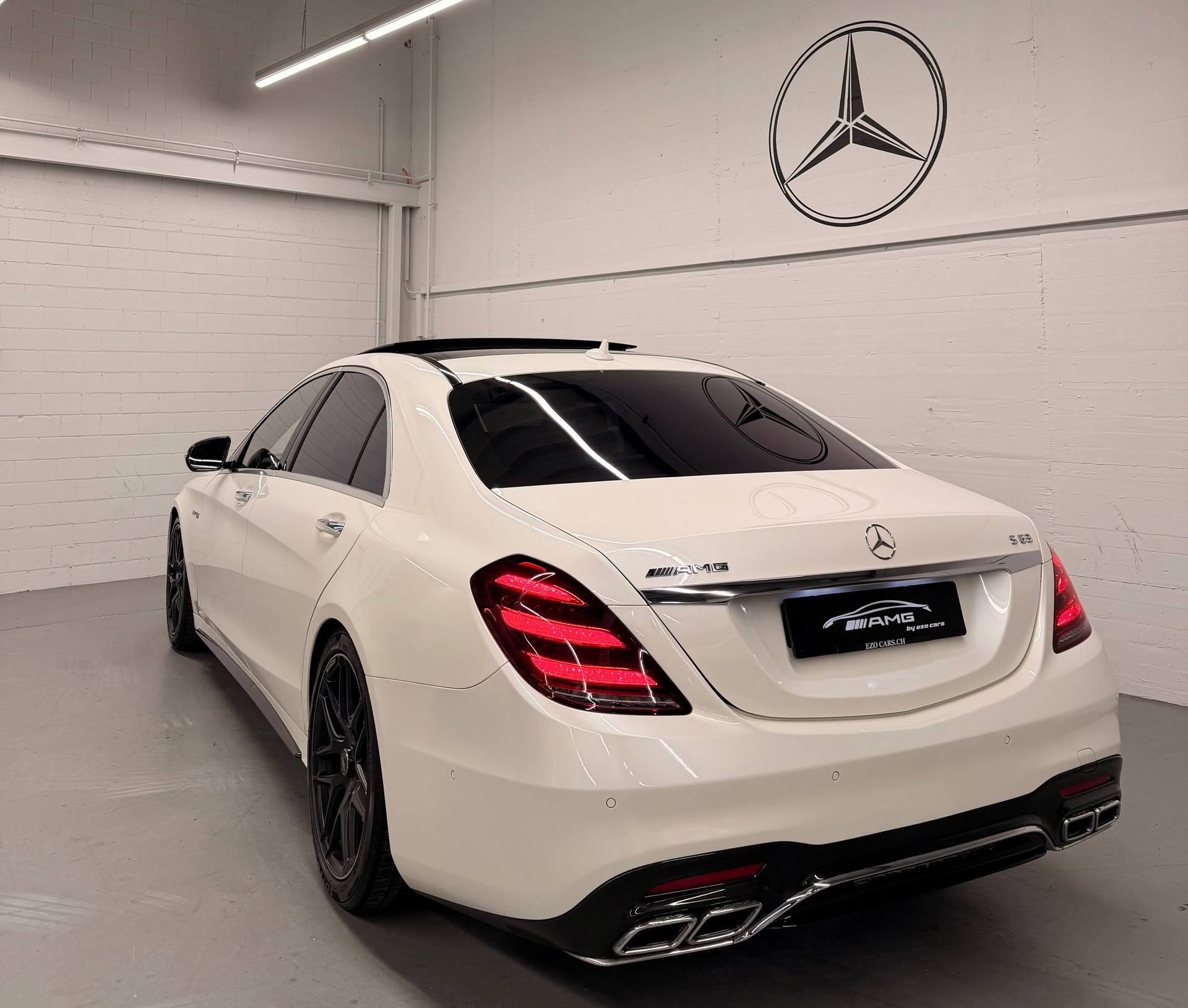 MERCEDES-BENZ S 63 AMG L 4Matic+ 9G-Tronic White Black Performance-image-6