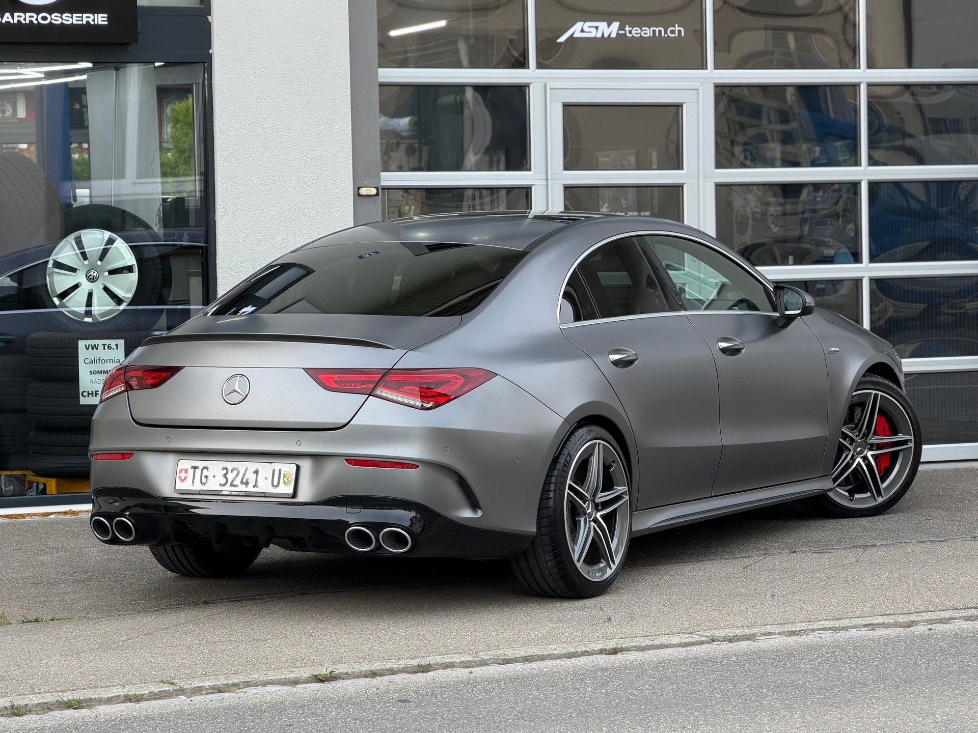 MERCEDES-BENZ CLA Coupé 45 S AMG 4Matic+ 8G-DCT | Frisch MFK | Automat | RFK | Glasdach | Klima | LED | Performance Sitze | Abgasanlage |-image-4