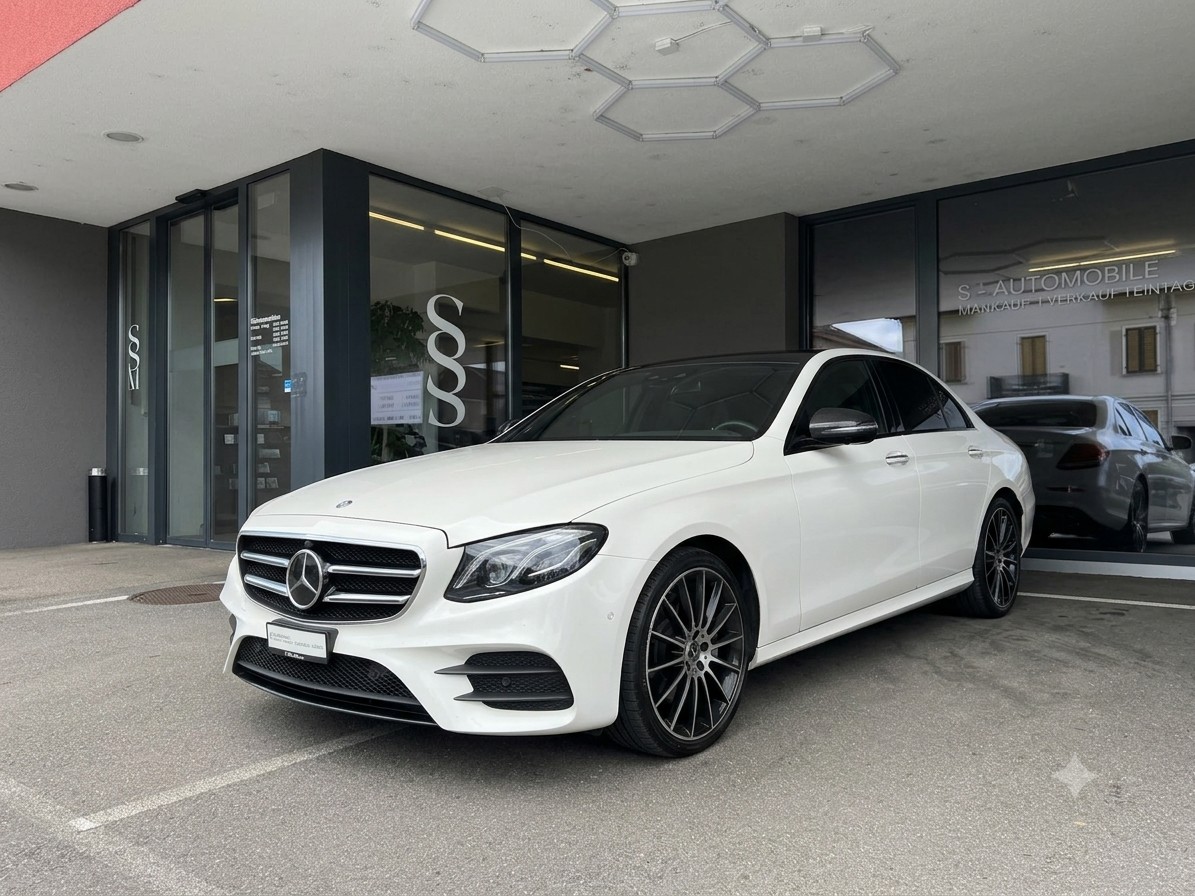 MERCEDES-BENZ E 400 AMG Line *Pano-Dach* *Burmester Surround Sound* *360 Kamera* *CH-Fahrzeug*4Matic 9G-Tronic