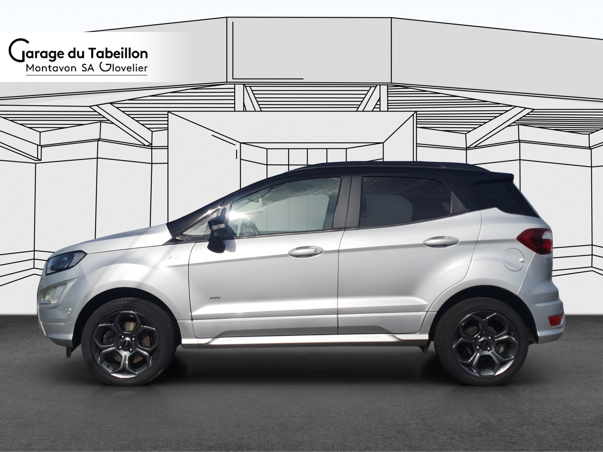 FORD EcoSport 1.5 TDCi ST-Line 4x4 crochet-image-1