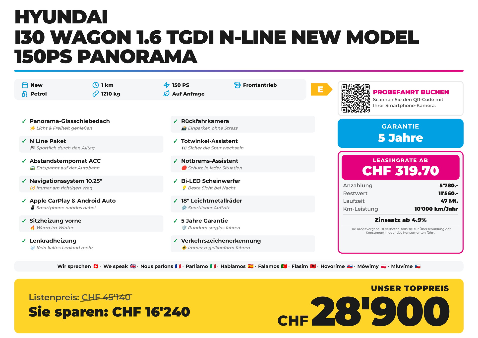 HYUNDAI i30 Wagon 1.6 TGDi N-Line NEW MODEL 150PS Panorama-showroom-element-1