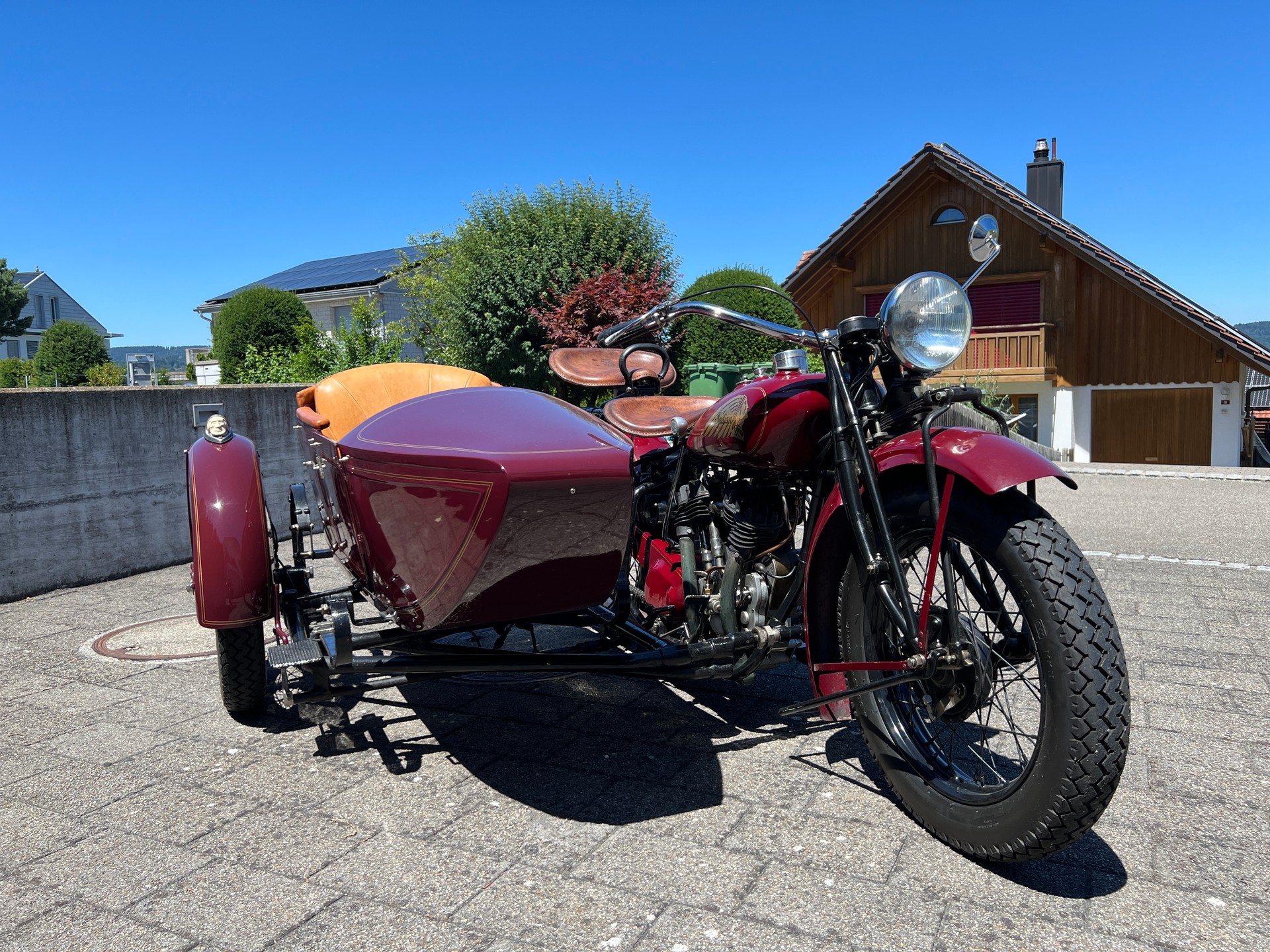 INDIAN Chief 74 Gespann